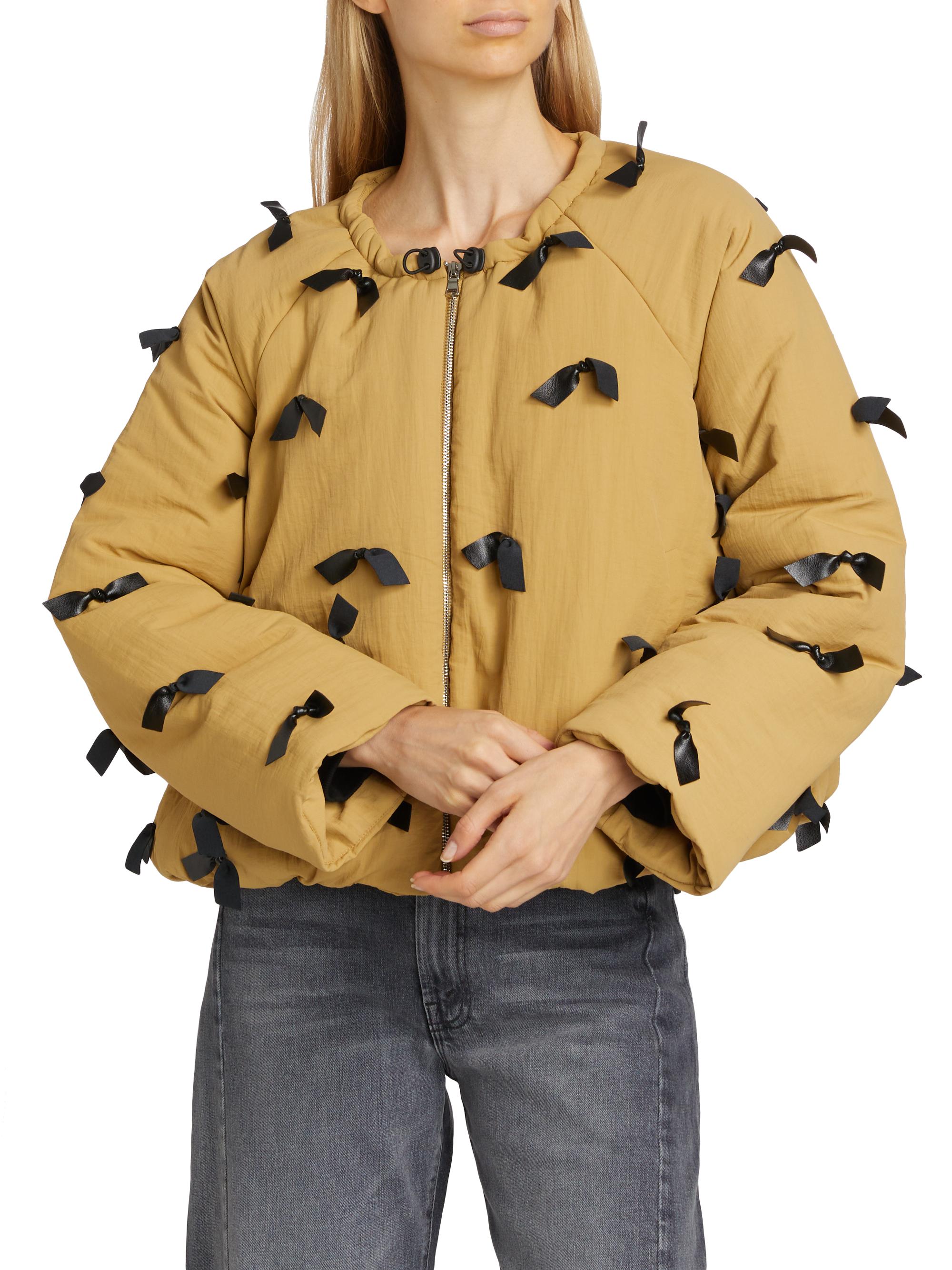 Sea Lucienne Bow Zip-Front Jacket | Saks Fifth Avenue