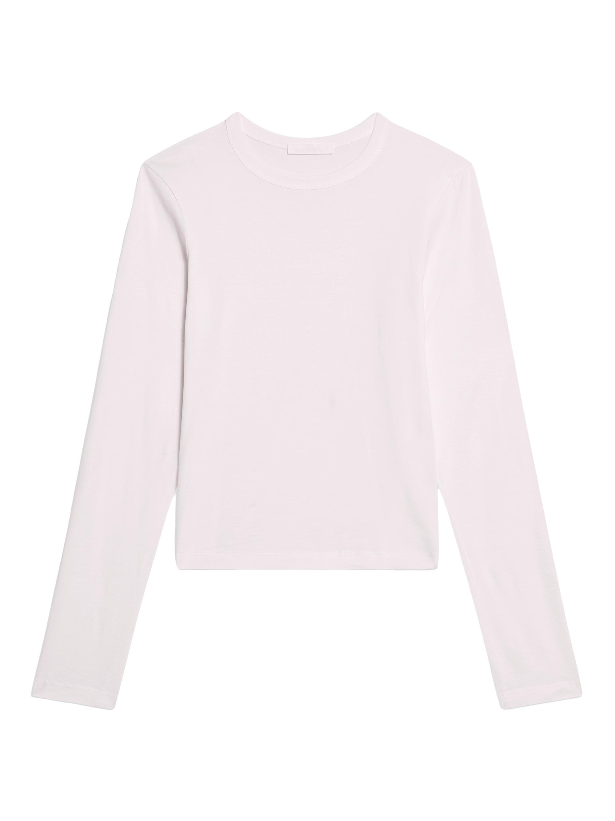 Helmut Lang Women's Slim Long-Sleeve T-Shirt - White