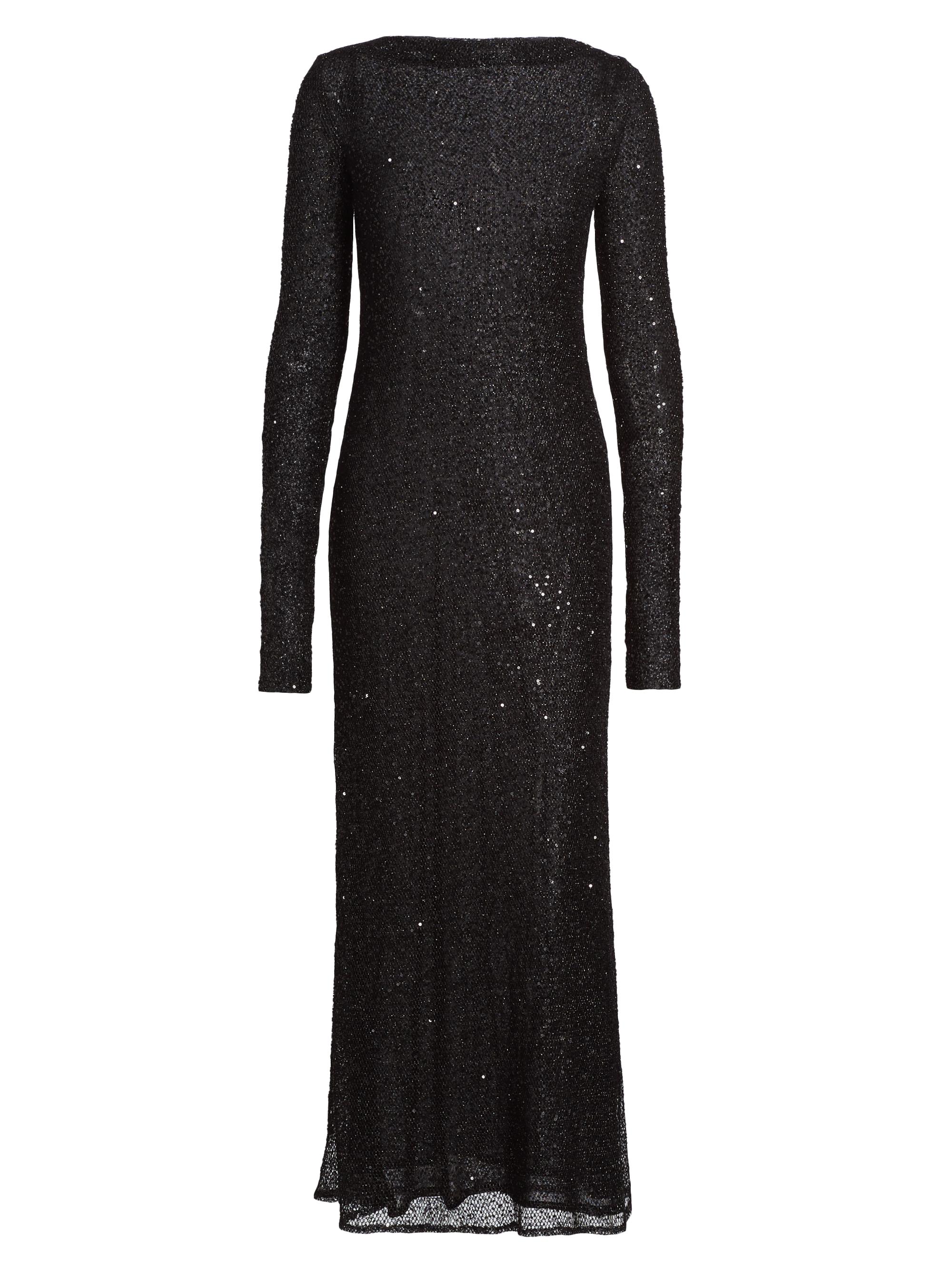 Proenza Schouler Women's Marlowe Sequined Mesh Maxi Dress - Black