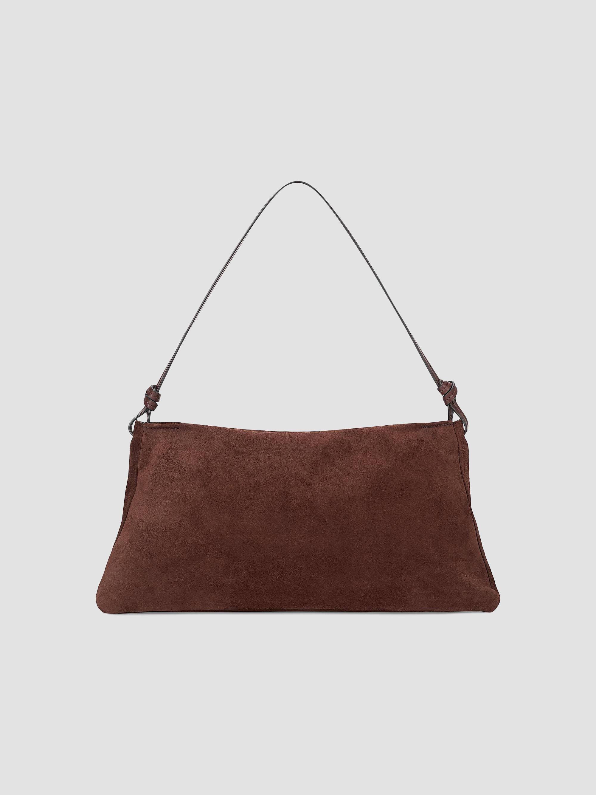 Staud Women's Wally Suede Shoulder Bag - Mahogany | Thumbnail 5