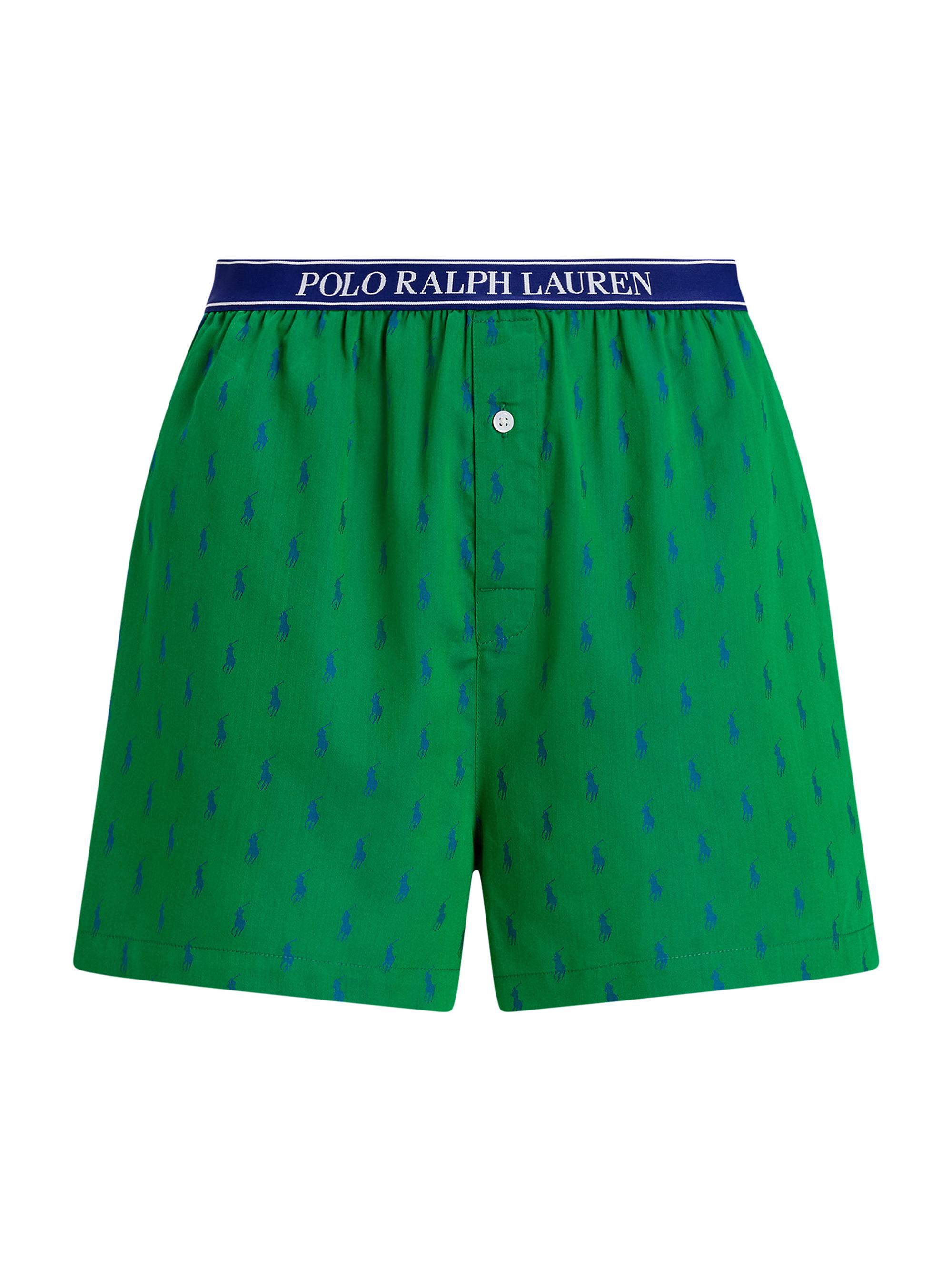 Polo Ralph Lauren Women's Jacquard Polo Player Boxer Trunks - Clover