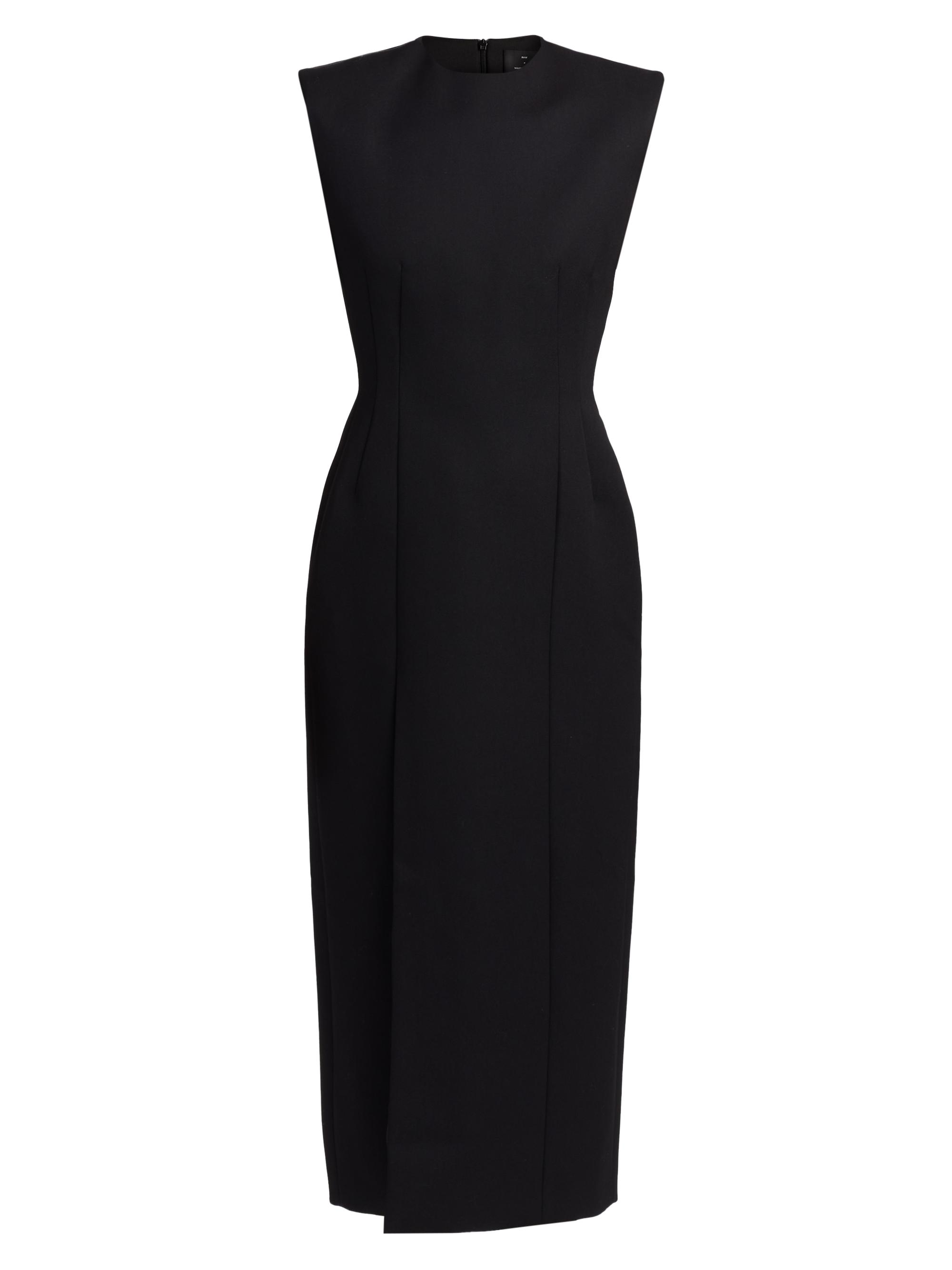 WARDROBE.NYC Women's RHW Sculpted Midi-Dress - Black