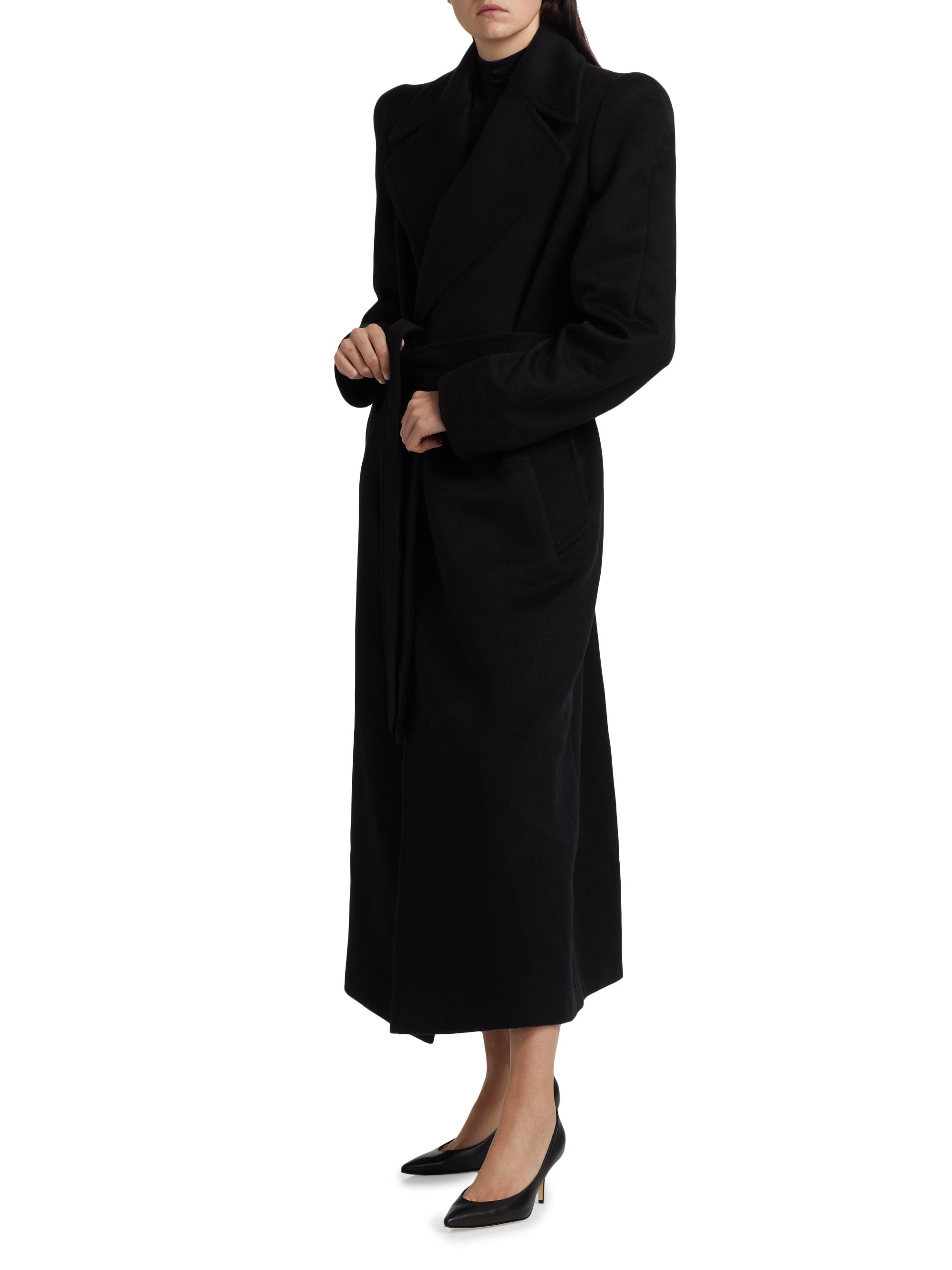 WARDROBE.NYC RHW Wool Wrap Coat | Saks Fifth Avenue