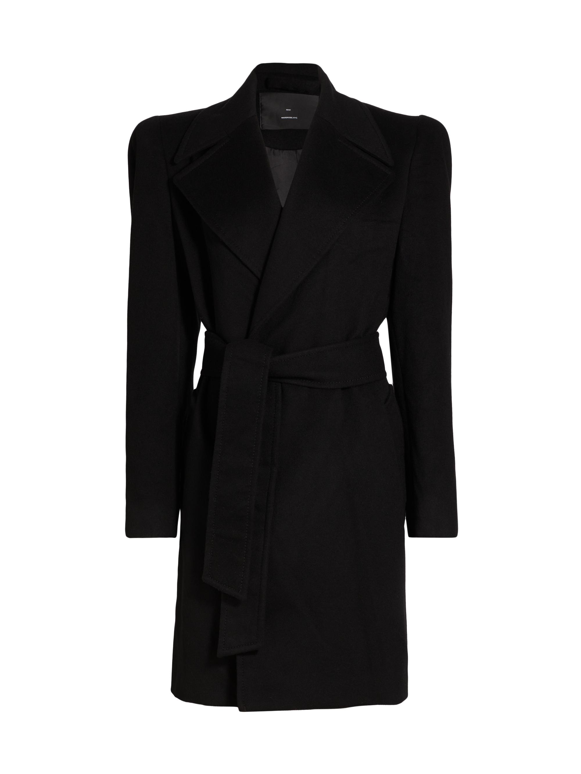 WARDROBE.NYC RHW Wool Wrap Coat | Saks Fifth Avenue