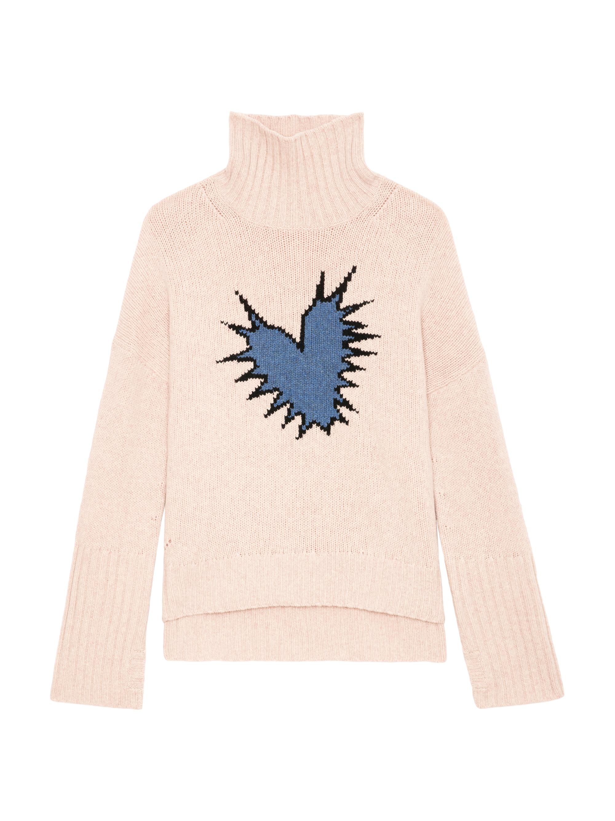 Zadig & Voltaire Women's Alma We Heart Wool Turtleneck Sweater - Sweet