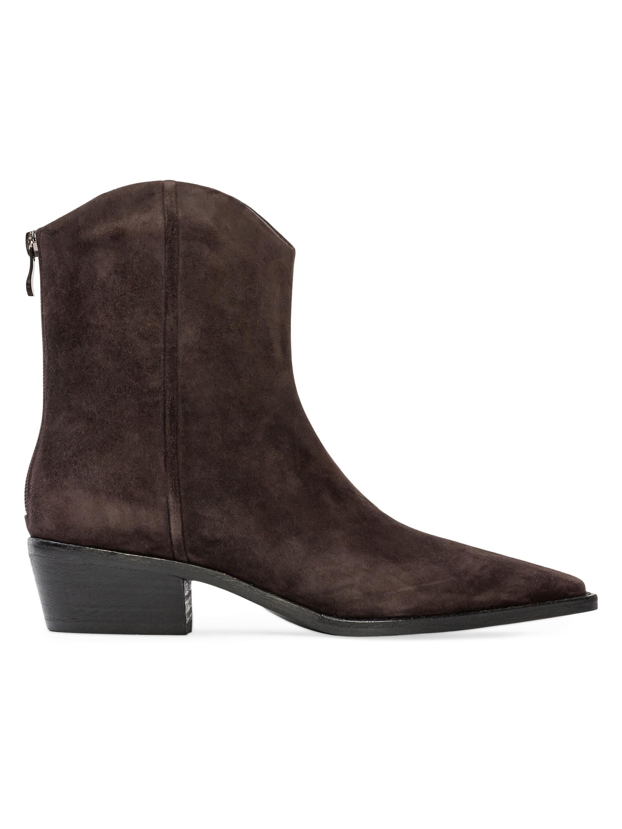 Black Suede Studio Women's Reed Suede Boots - Brown
