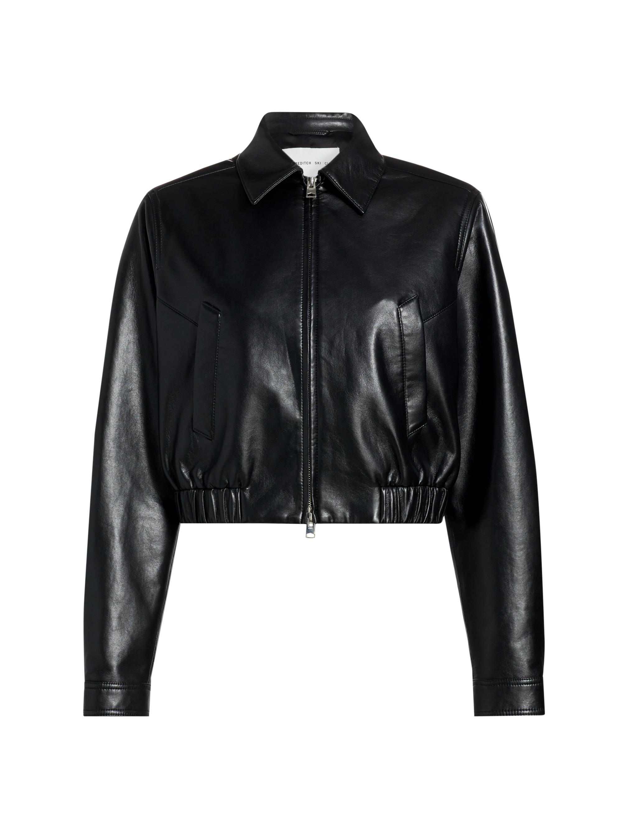 Agolde Women's  x Shoreditch Ski Club Essie Cropped Jacket - Black