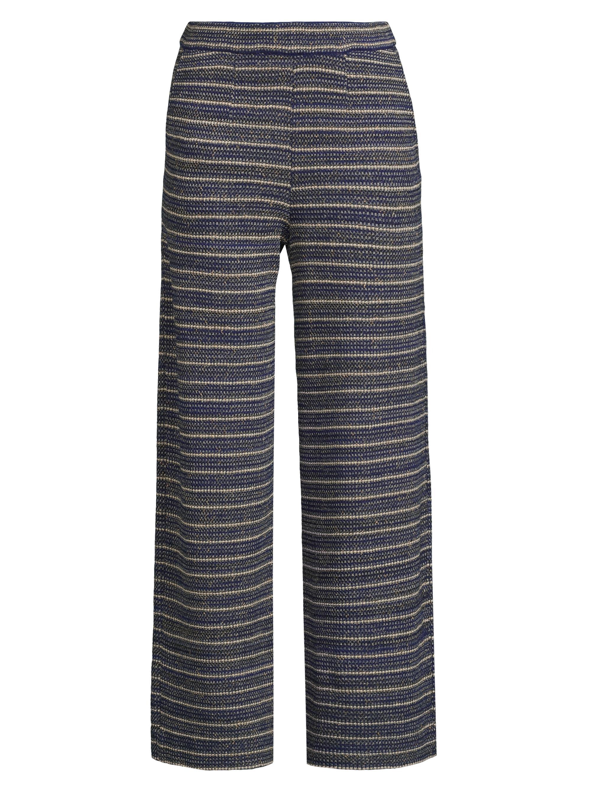 Misook Women's Metallic Tweed Pull-On Pants