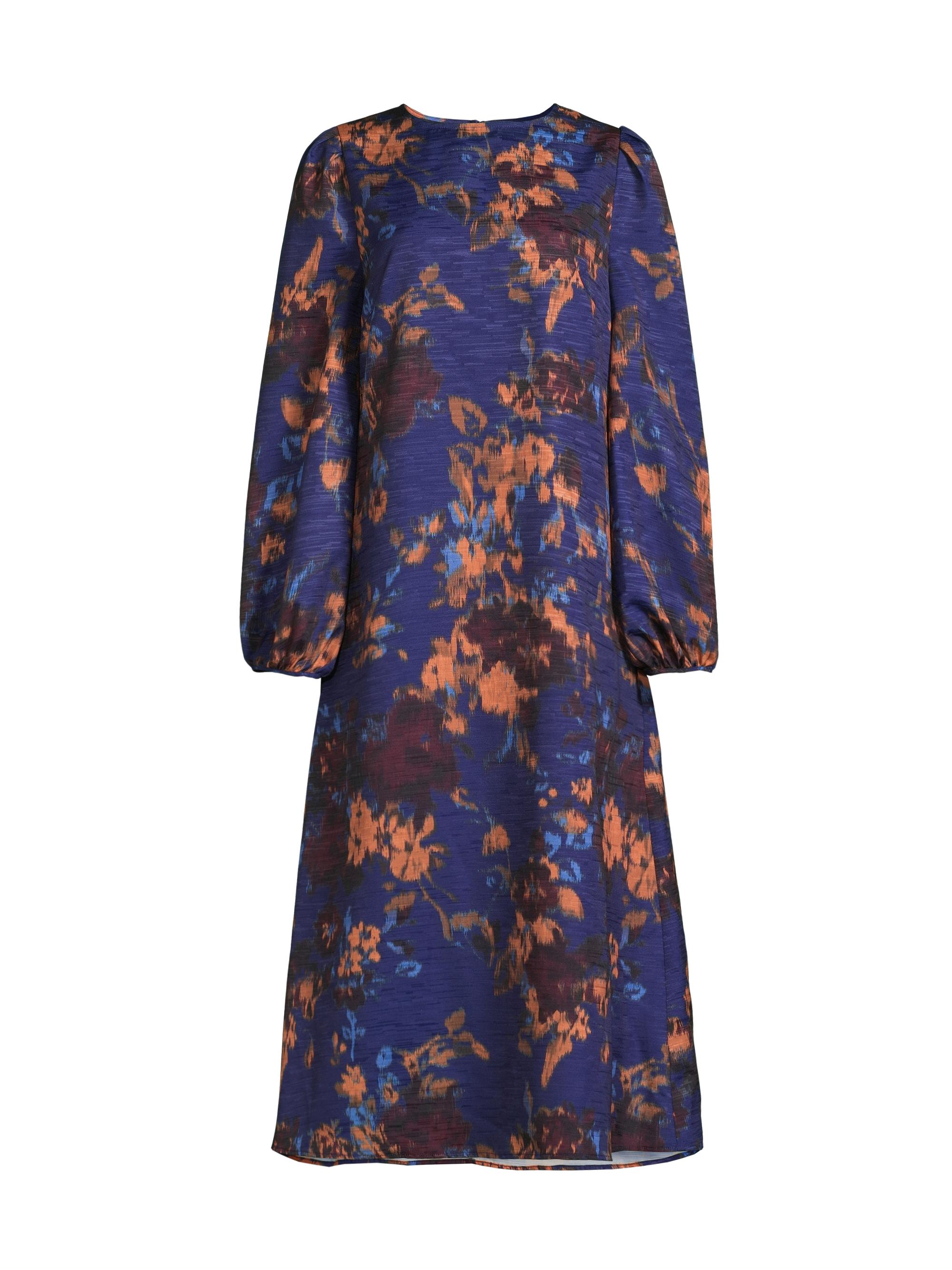 Misook Women's Abstract Woven Maxi Dress