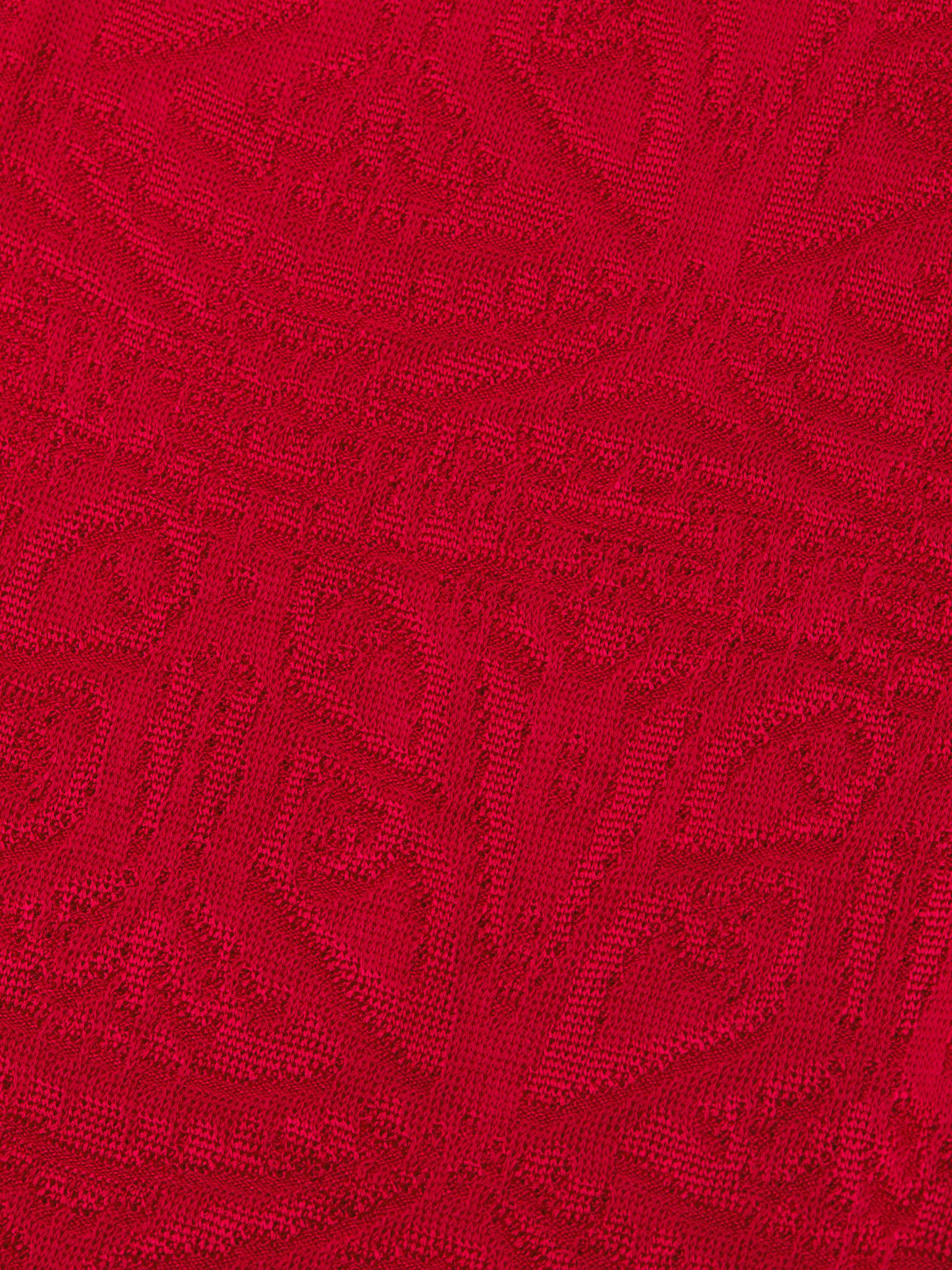 A-Line Tonal Knit Midi-Skirt