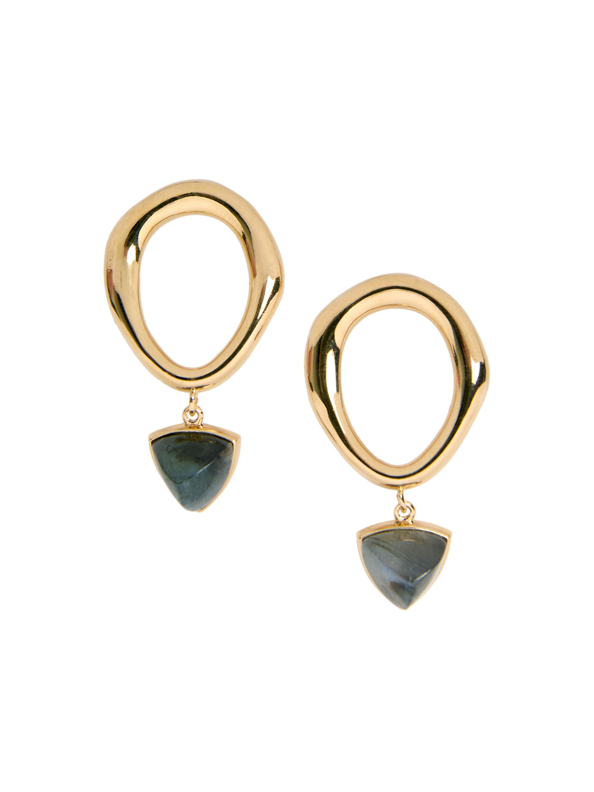 Isabel Marant Women's Goldtone & Labradorite Drop Earrings - Khaki