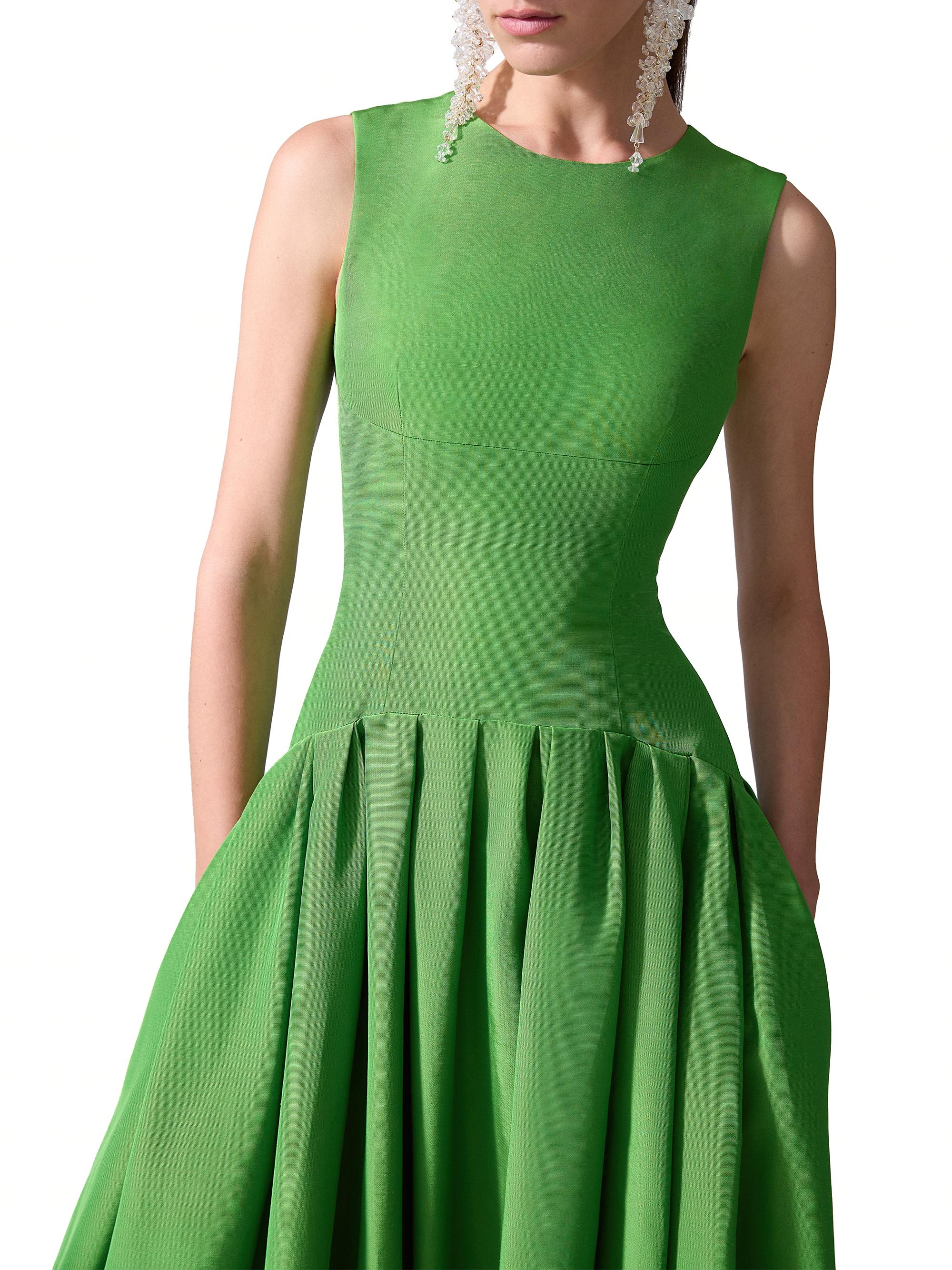 Carolina Herrera Sleeveless Drop Waist Cocktail Dress Saks Fifth