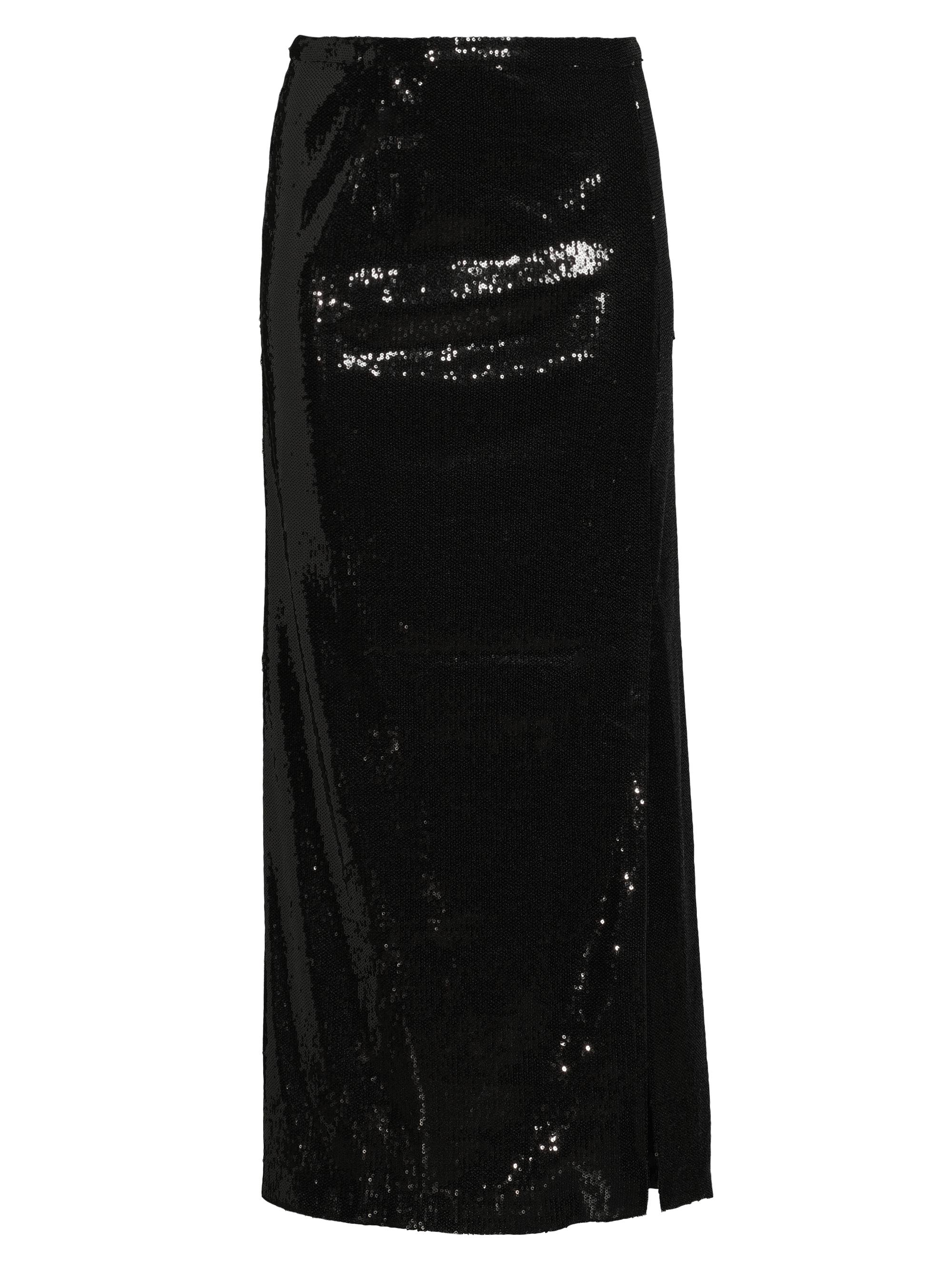 Misook Women's Sequined Maxi Skirt - Black