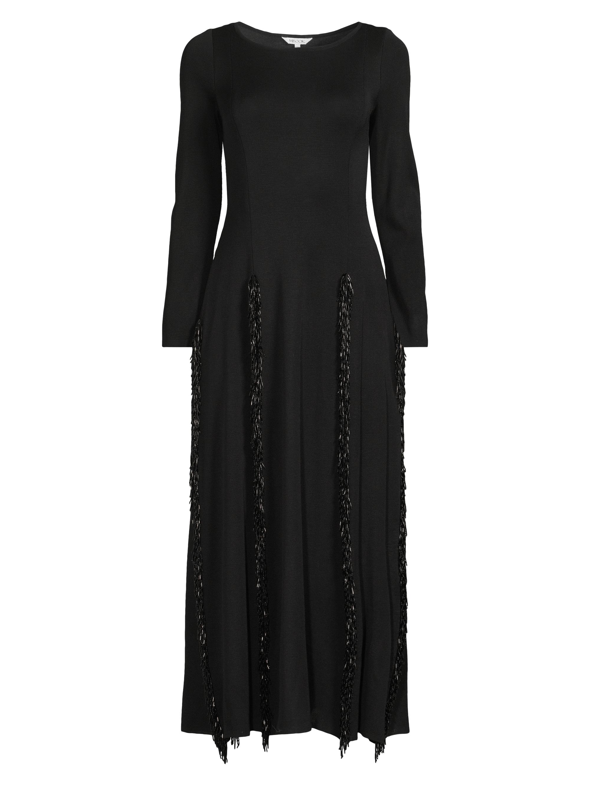 美品【SUKU 】DRESSING GOWN ブラック S Ｍ Ivonne D Exclusively for Mon Cheri 221D51 Detachable Overskirt