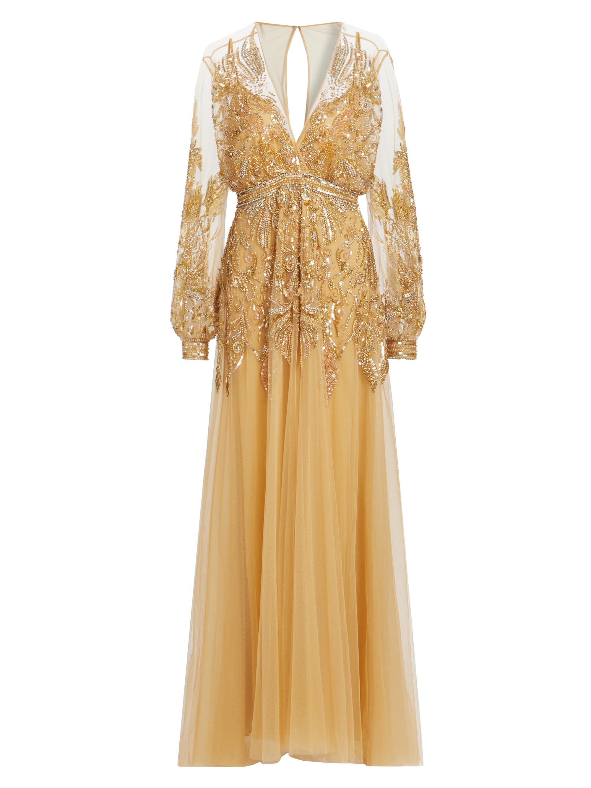 スーツ・フォーマル・ドレス volum tulle jacket set dress V-Neck Jacquard Dress Two-Piece Set with Jacket | David's Bridal