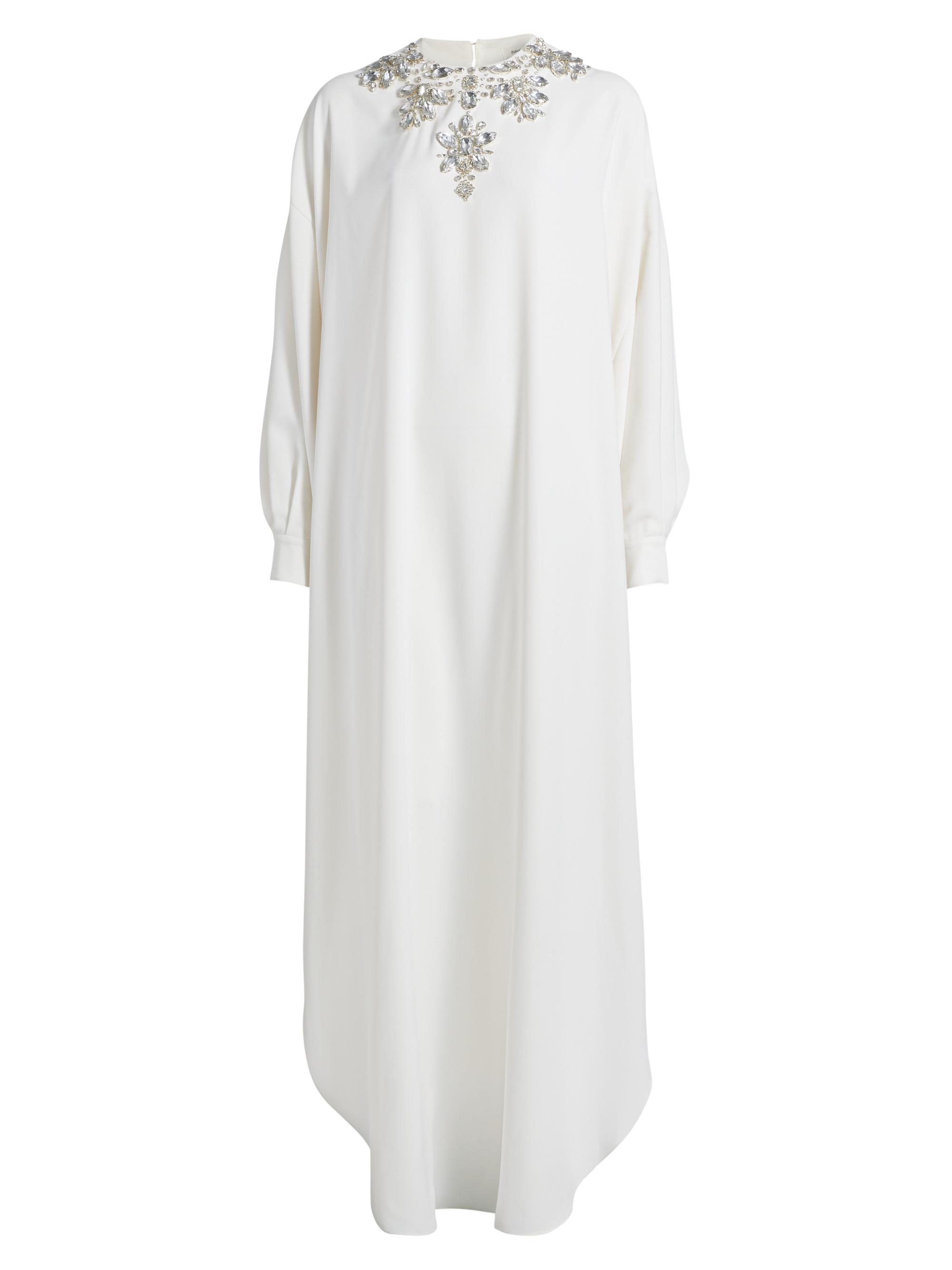 Zuhair Murad Satin Halter Pleated Gown | Saks Fifth Avenue