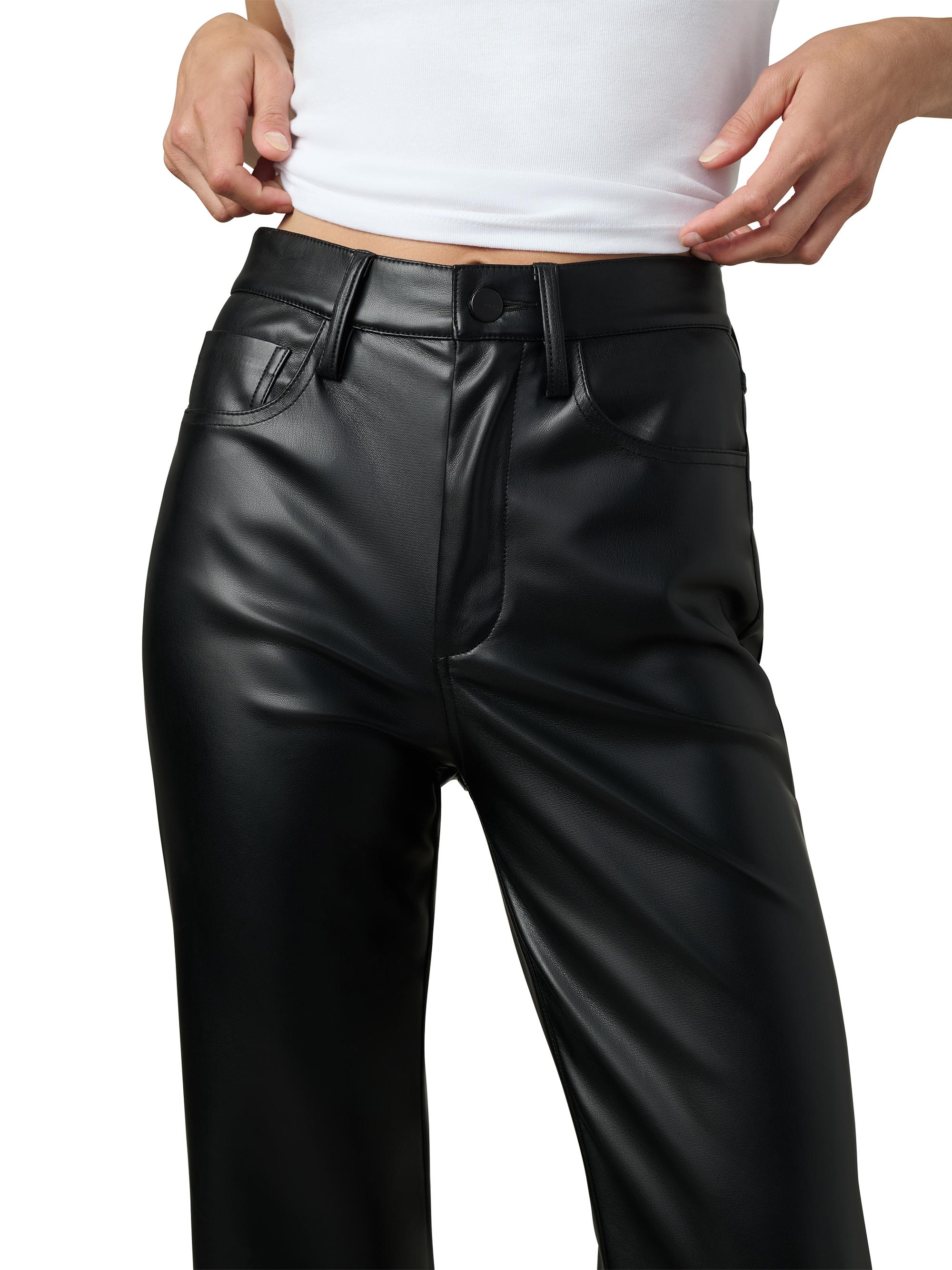 Joe's Jeans Margot Faux Leather High-Rise Straight-Leg Pants - Main Image