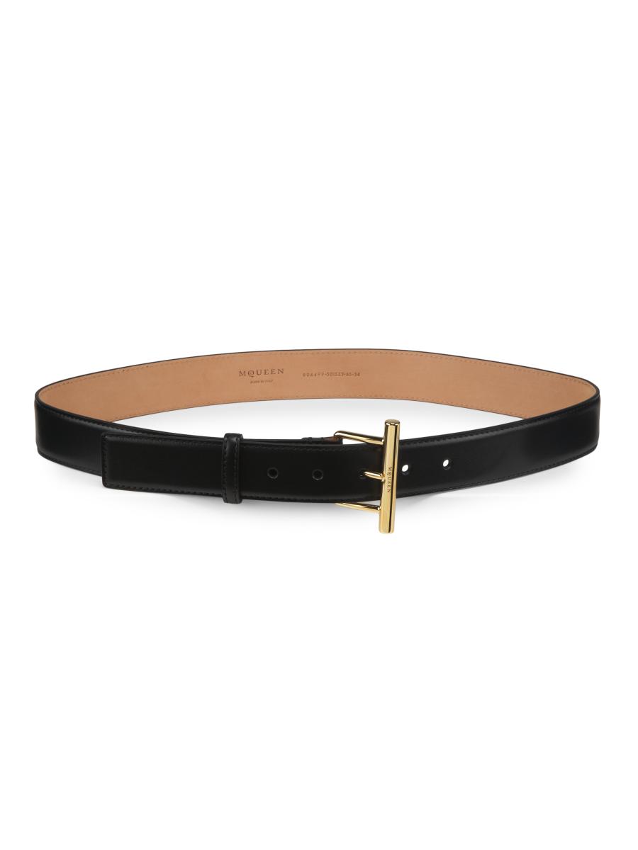 Alexander Mcqueen Women's Sling Leather Belt In Multi