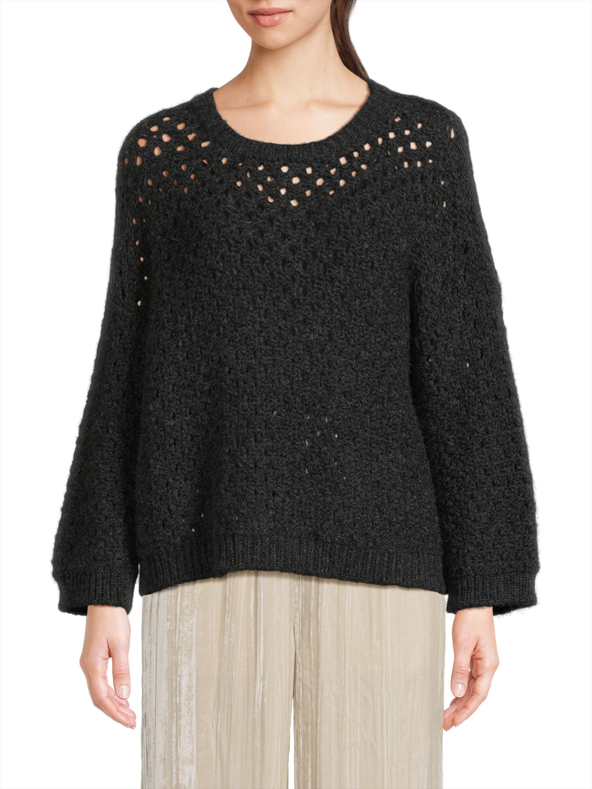 Eileen Fisher Alpaca Knit Crewneck Sweater Saks Fifth Avenue