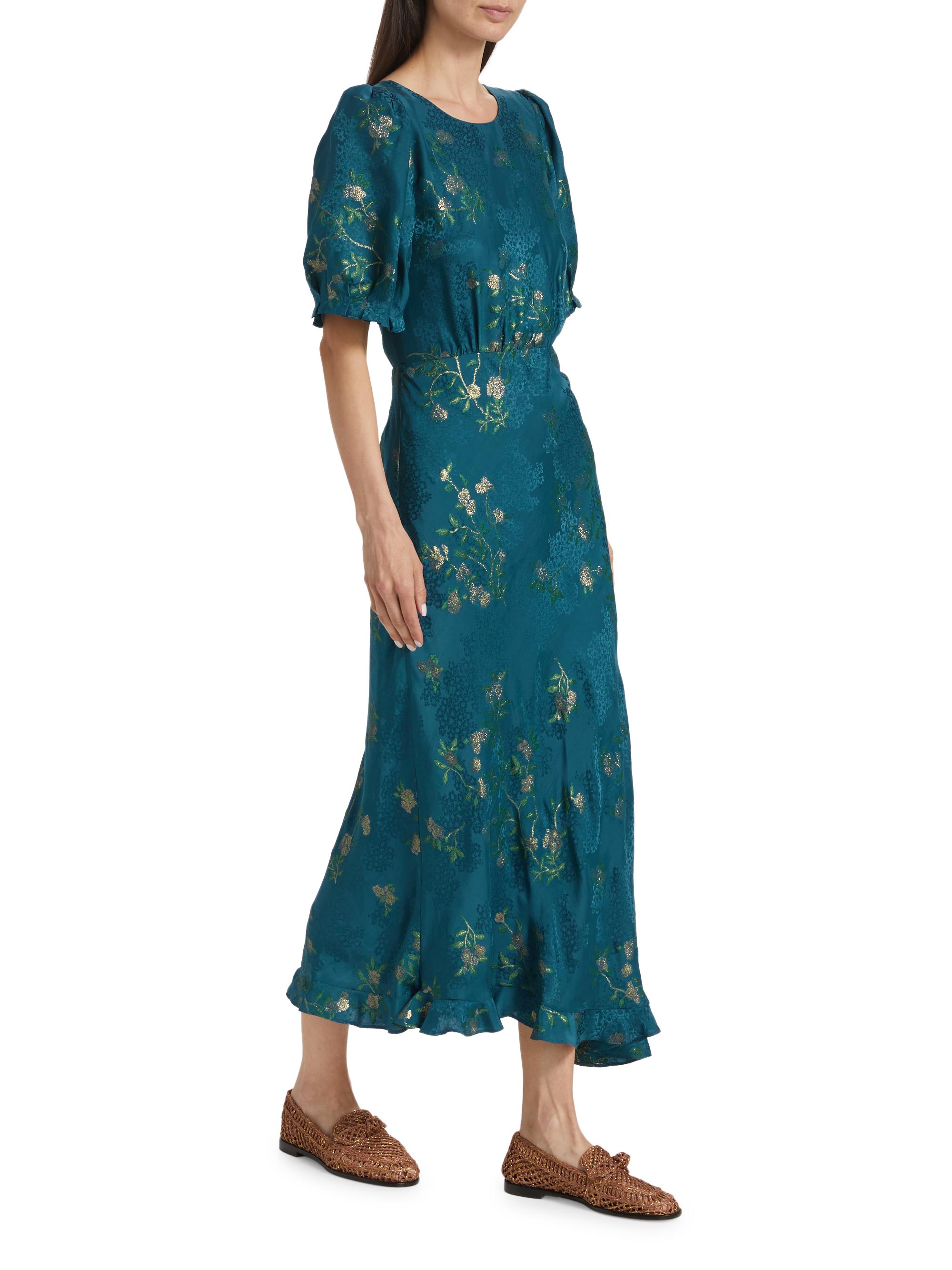 knee length dresses for ladies Faithfull | Women's Taylor Midi Dress Natural main image 0