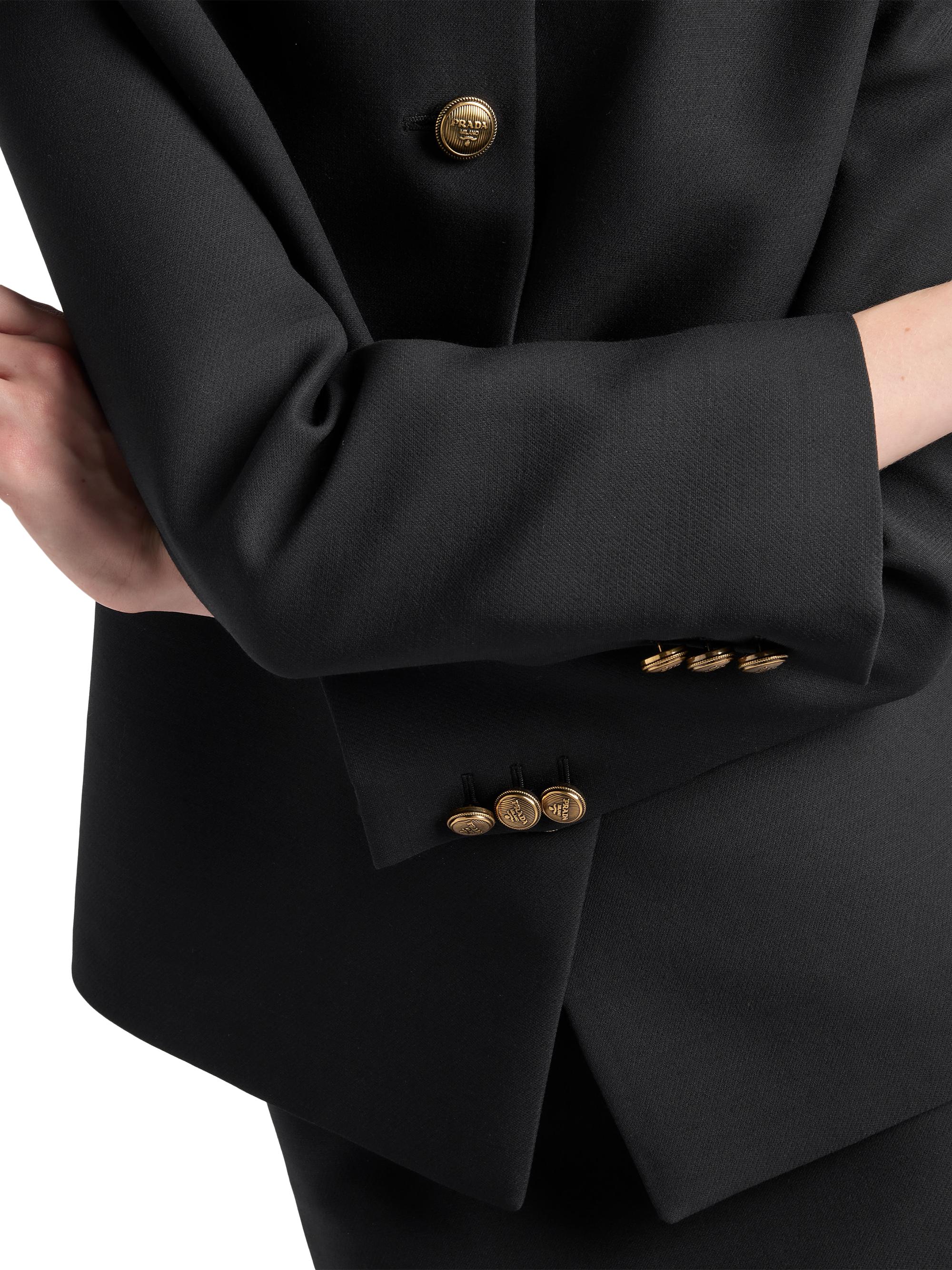 PRADA＊Single-breasted tricotine ウールジャケット＊送料込 Prada Single Breasted Tricotine Jacket | Saks Fifth Avenue