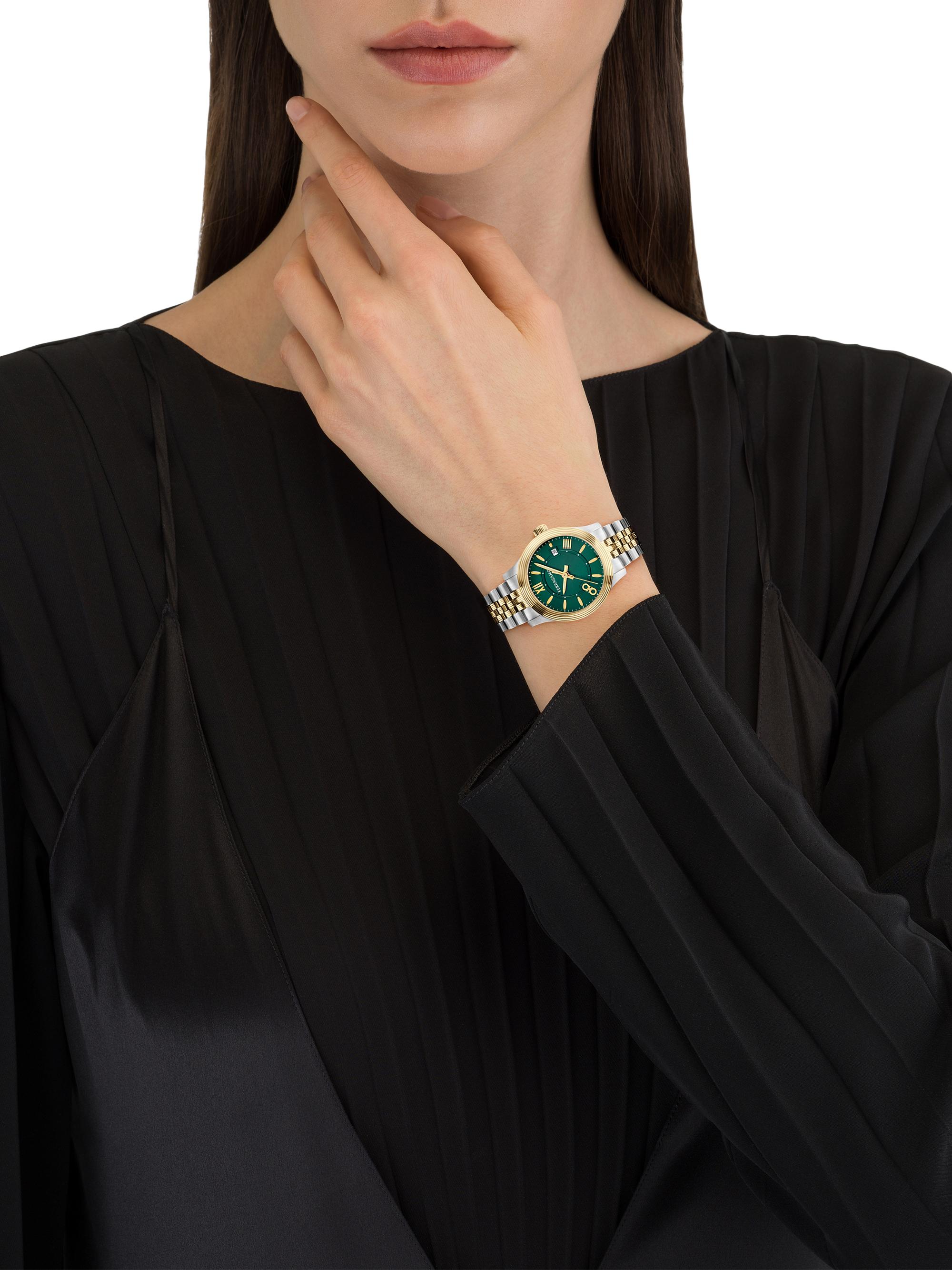 FERRAGAMO Ferragamo Duo Two-Tone Stainless Steel Bracelet  display picture 2
