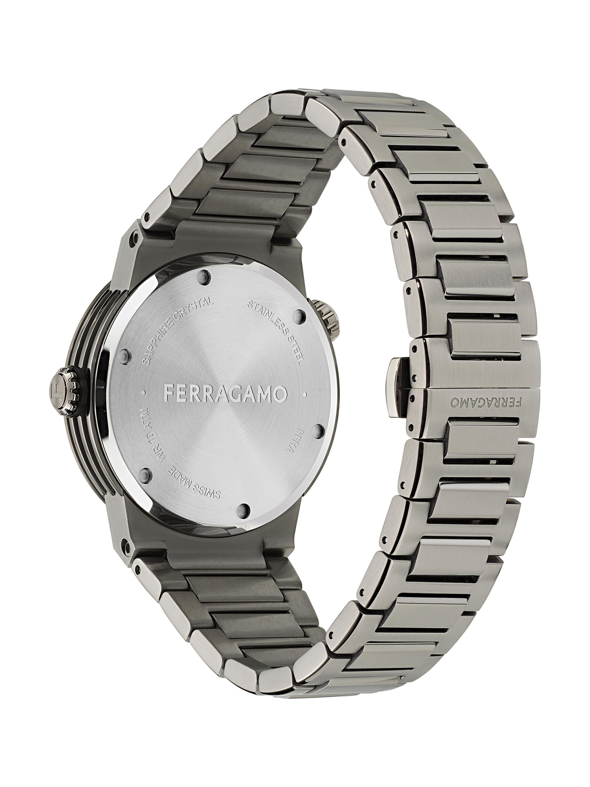 FERRAGAMO F-80 GMT Worldwide Bracelet Watch/43MM | Saks Fifth Avenue