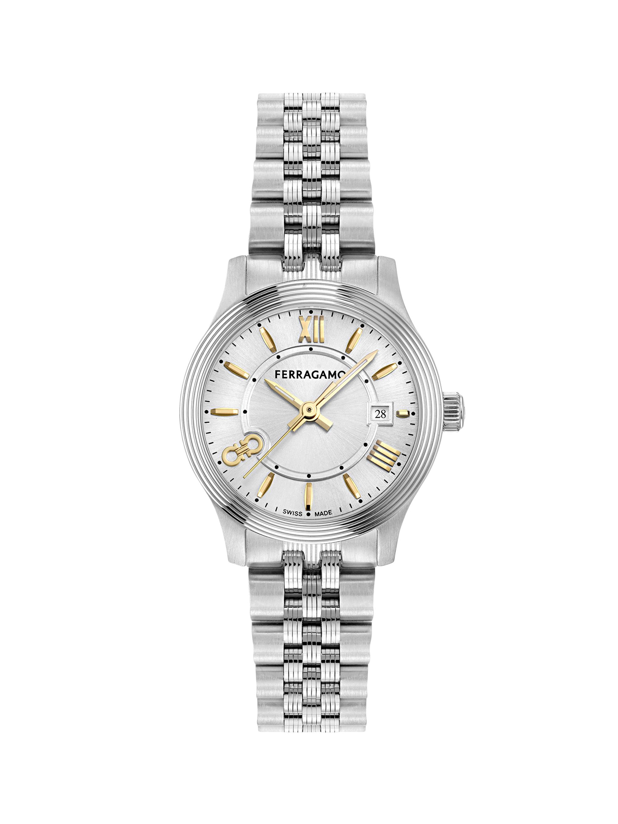 FERRAGAMO Women's Ferragamo Duo Stainless Steel Bracelet Watch/28MM - Stainless Steel