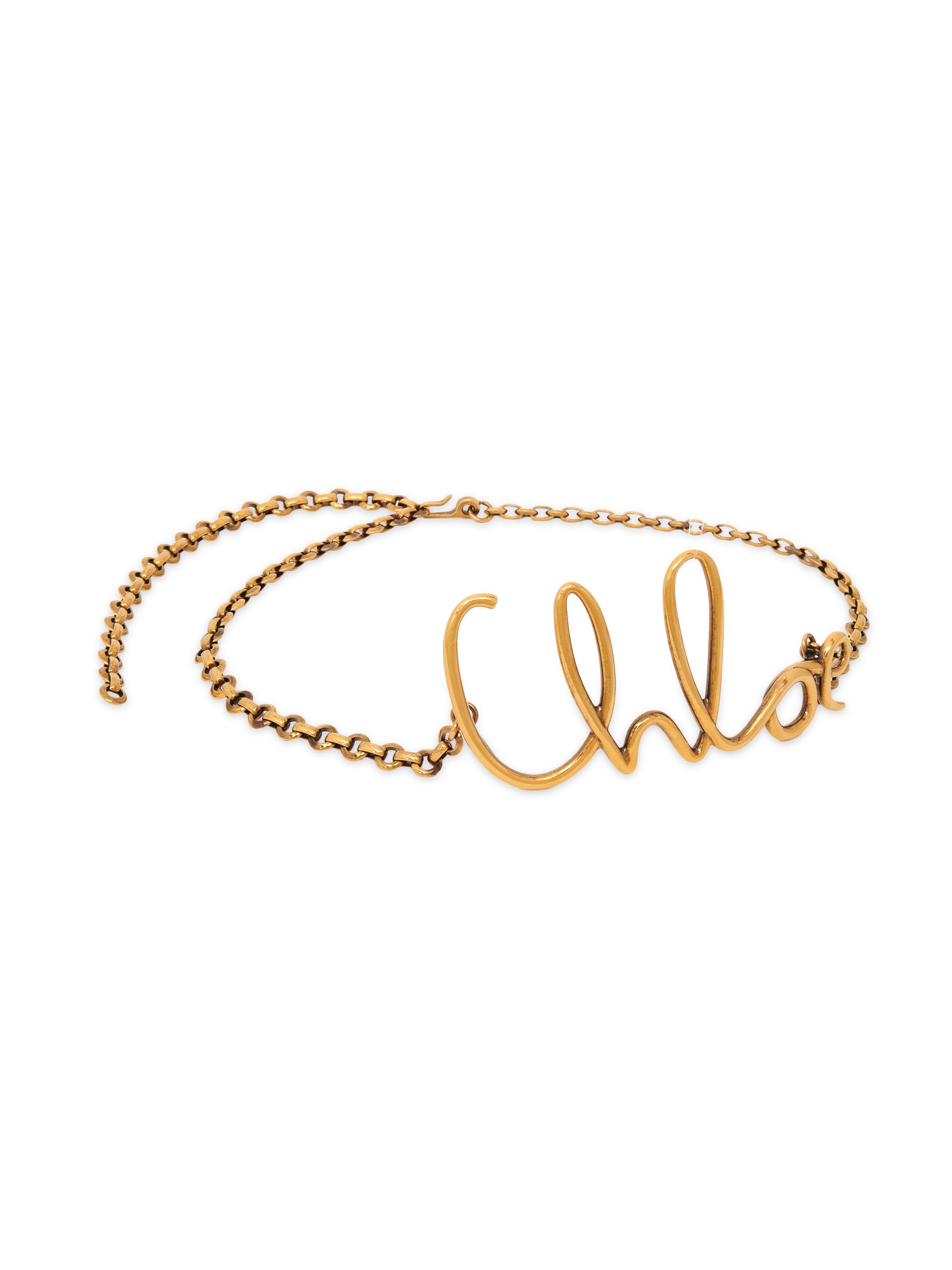 小物 Burberry Blue Label Logo Gold chain belt Burberry TB