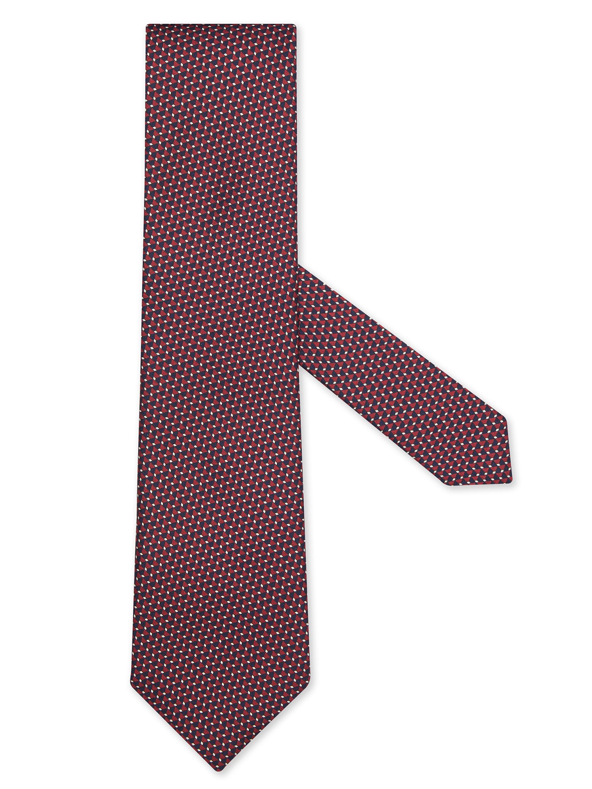 ZEGNA Men's Silk Tie - Red