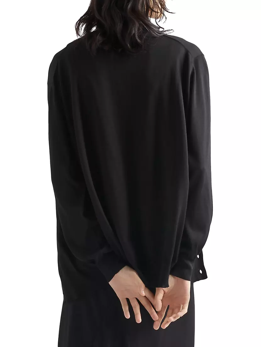 Shop Prada Silk Cardigan | Saks Fifth Avenue Shop Prada Silk Cardigan | Saks Fifth Avenue
