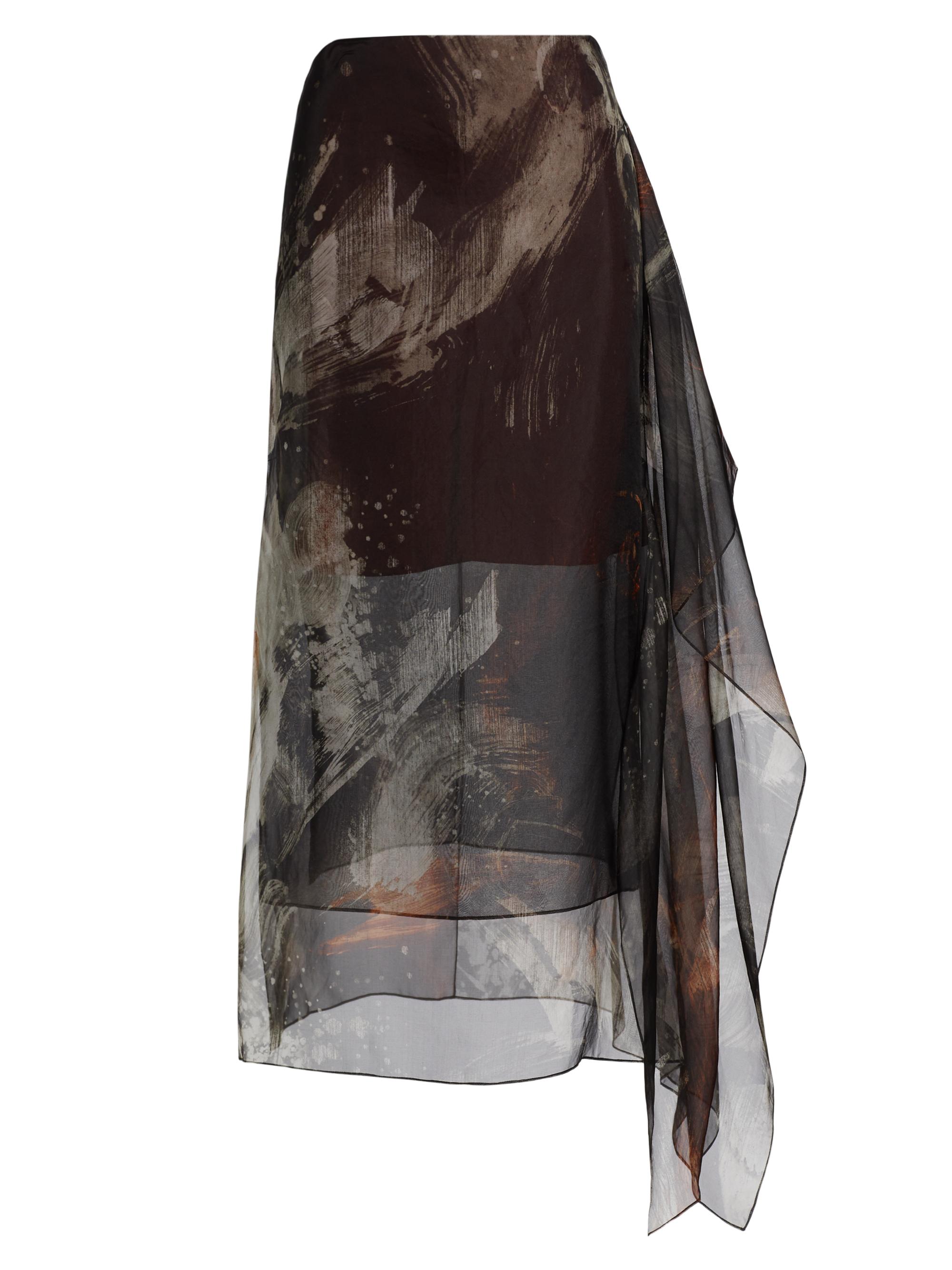 スカート herlipto Luminous Organza Gathered Skirt Luminous Organza Gathered Skirt