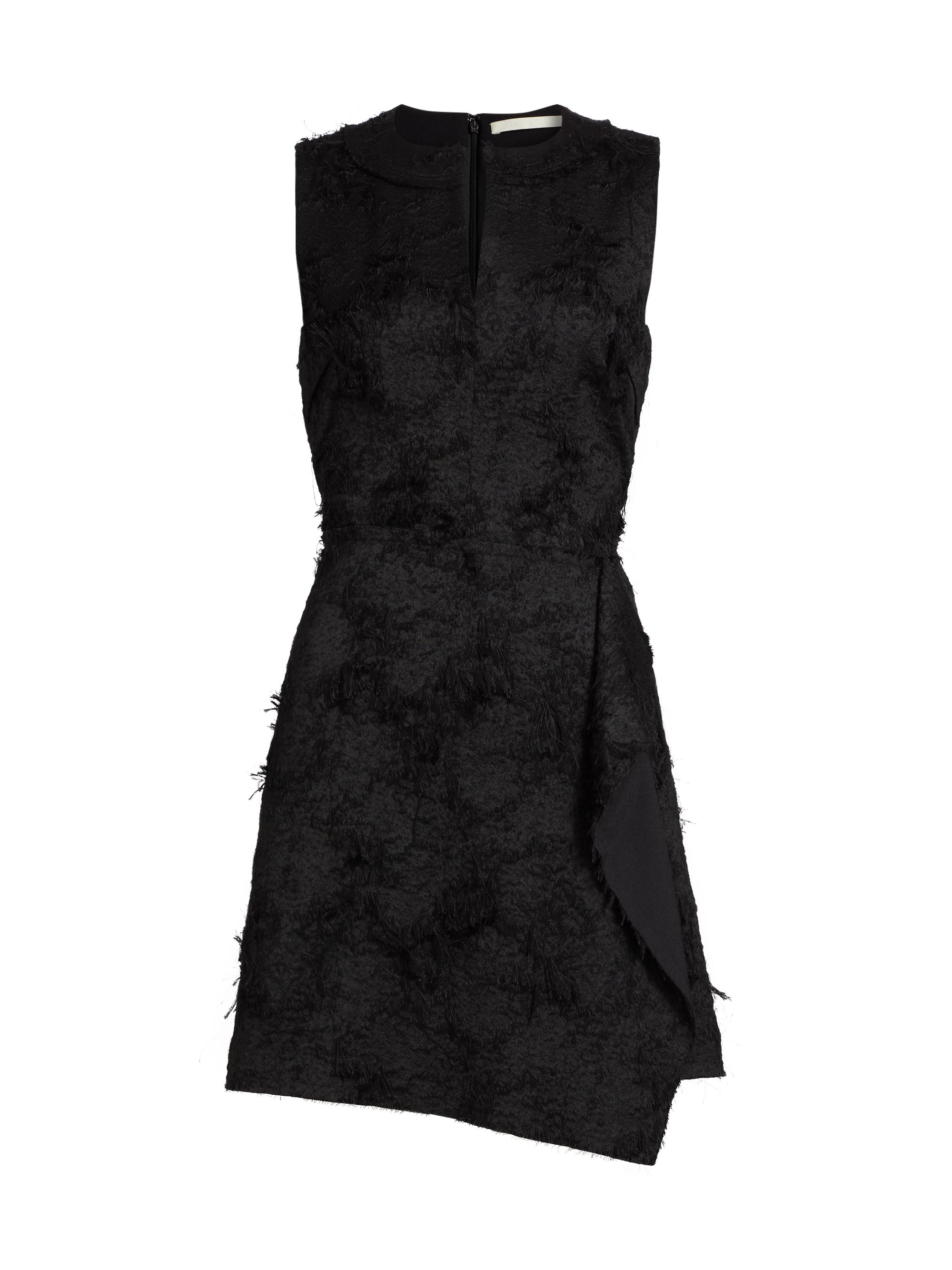 Jason Wu Collection Asymmetrical Frayed Jacquard Midi-Dress | Saks
