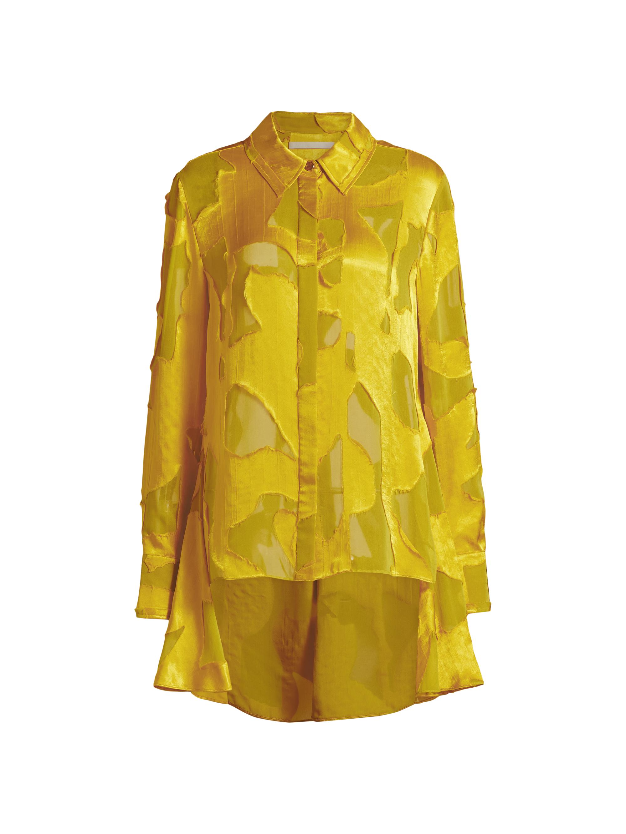 Jason Wu Collection Women's Fil Coupé Button-Front Shirt - Kiwi
