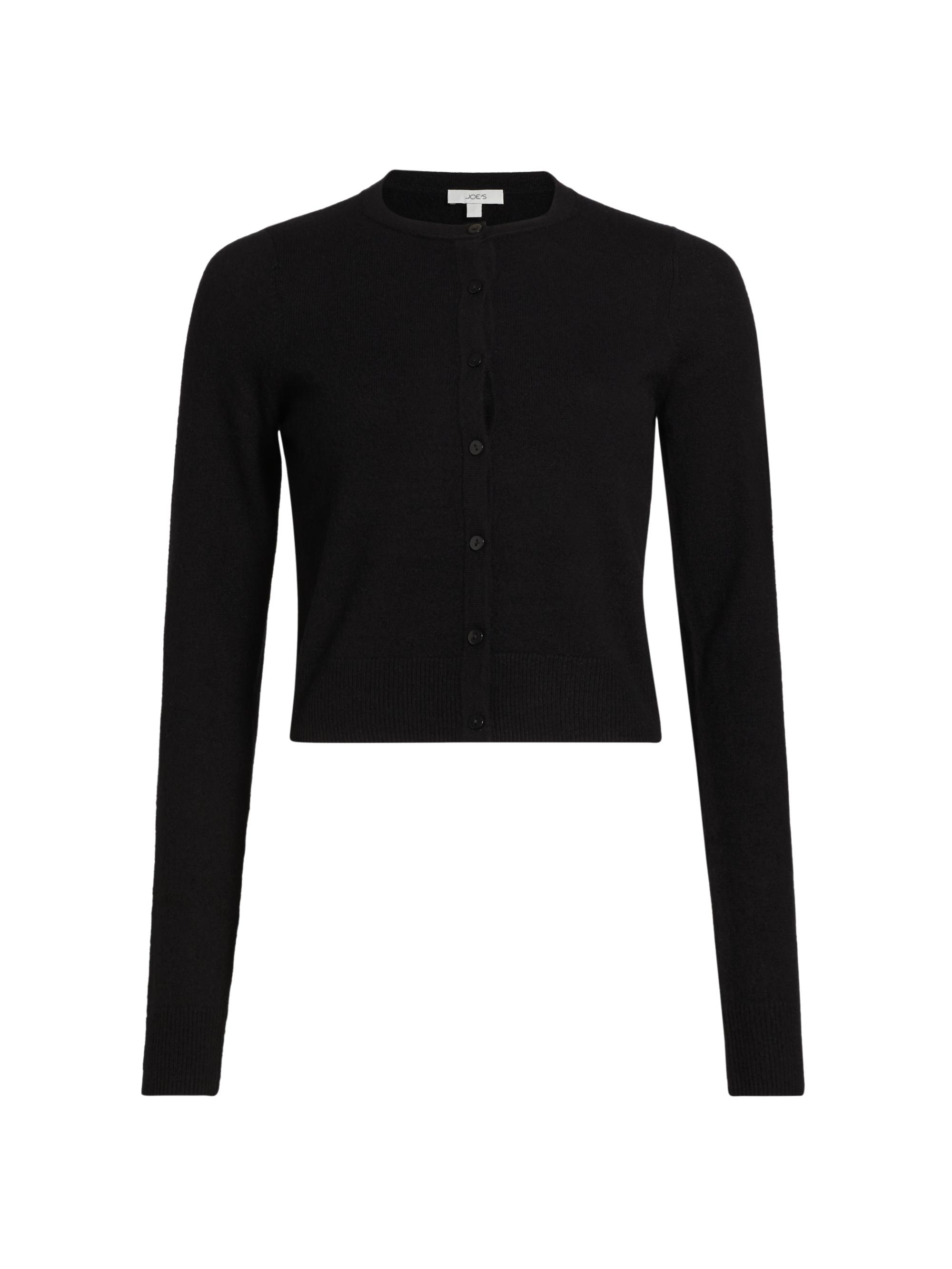 Vince Contrast Tipped Snap Cardigan | Saks Fifth Avenue