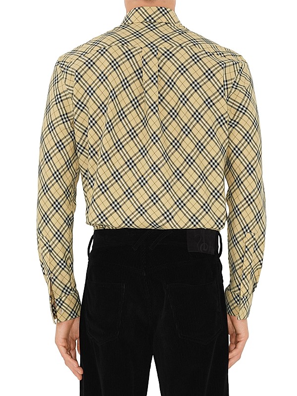 Shop Burberry Check Cotton Button-Down Shirt | Saks Fifth Avenue Shop Burberry Check Cotton Button-Down Shirt | Saks Fifth Avenue