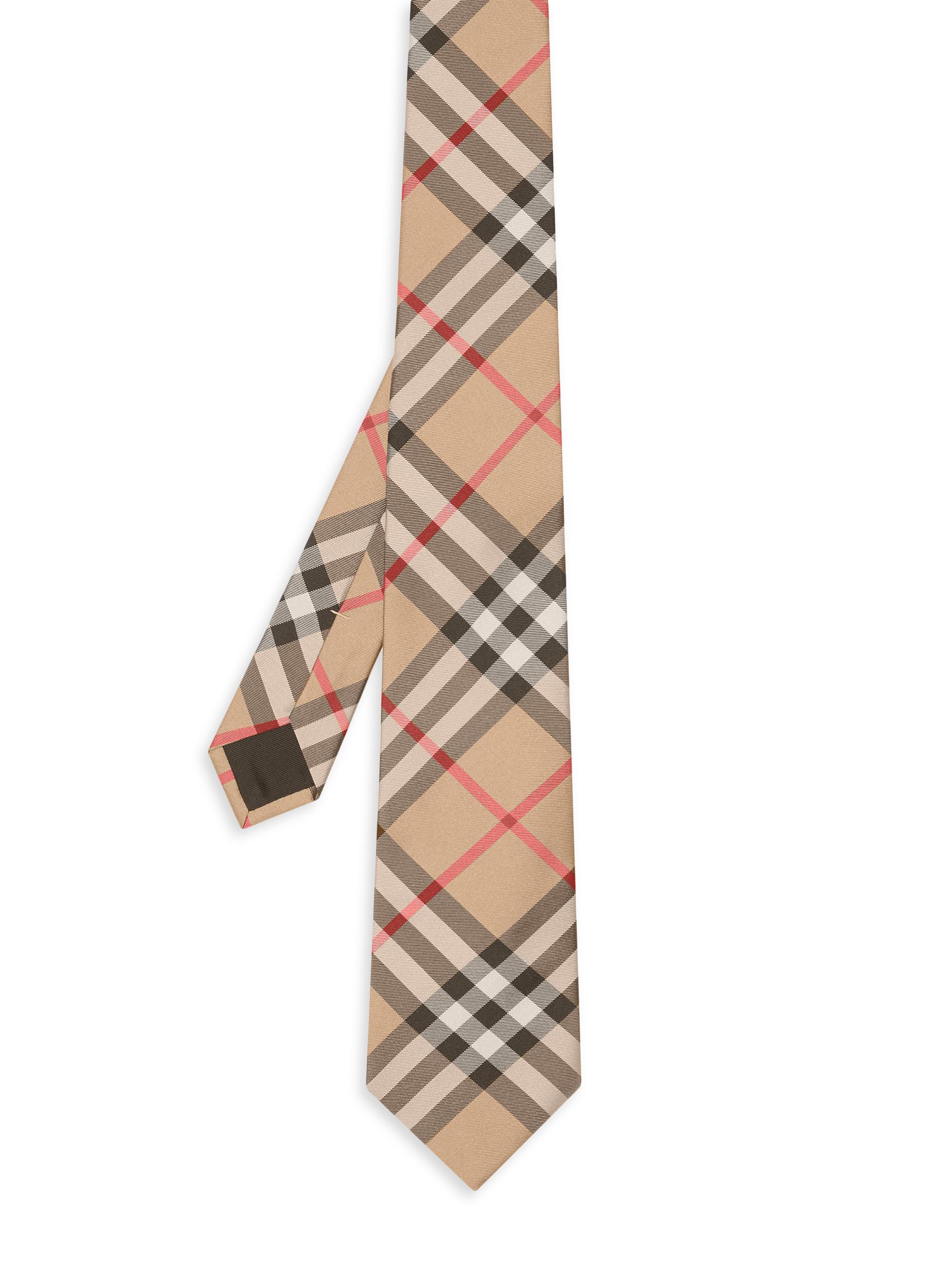 バーバリー　チェック　シルクタイ　Burberry Silk Tie 8A8B8CF0-62CA-4A6F-A5CC-