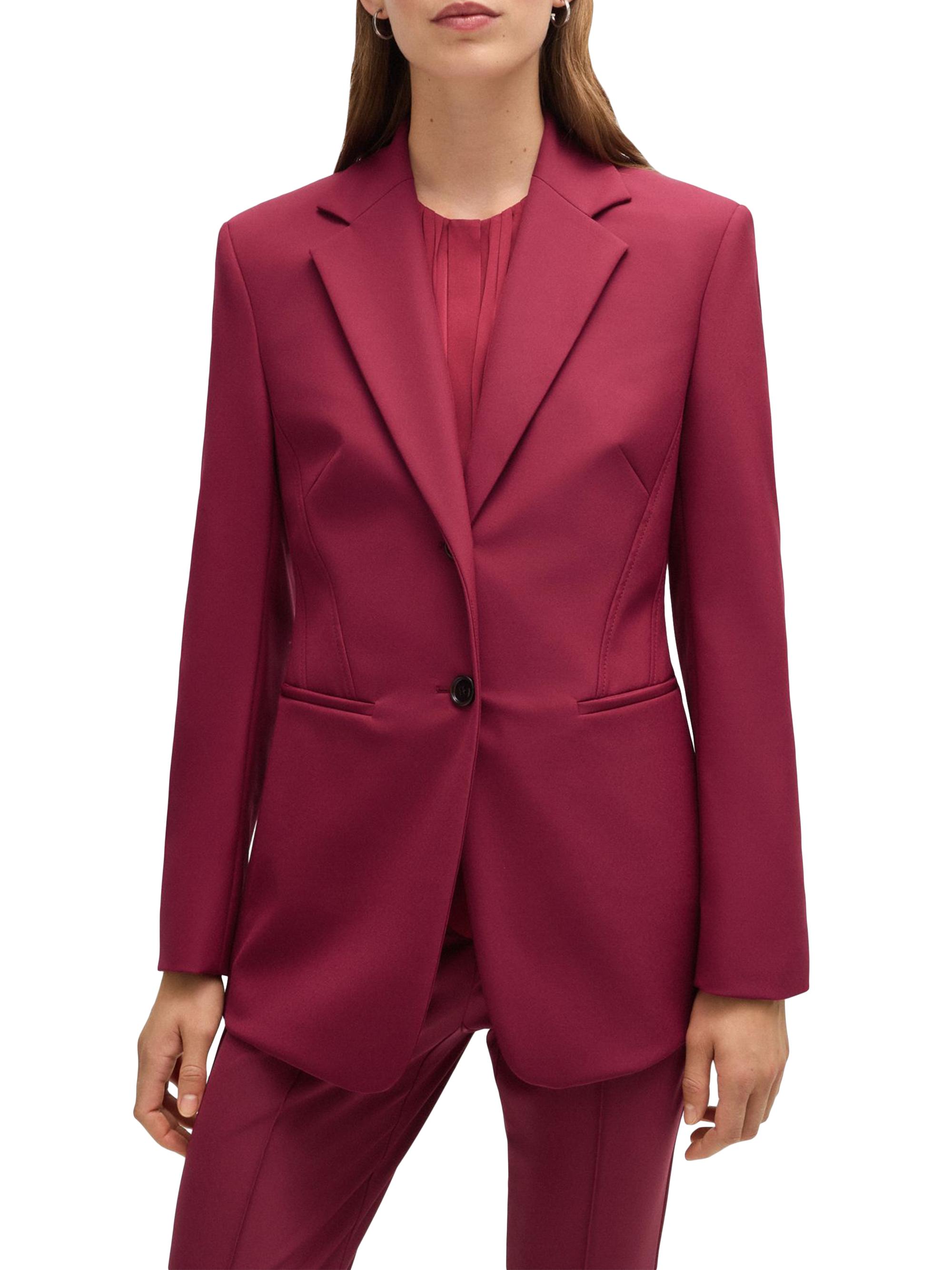 BOSS Women's Slim-Fit Jacket in Performance Stretch Material - Black