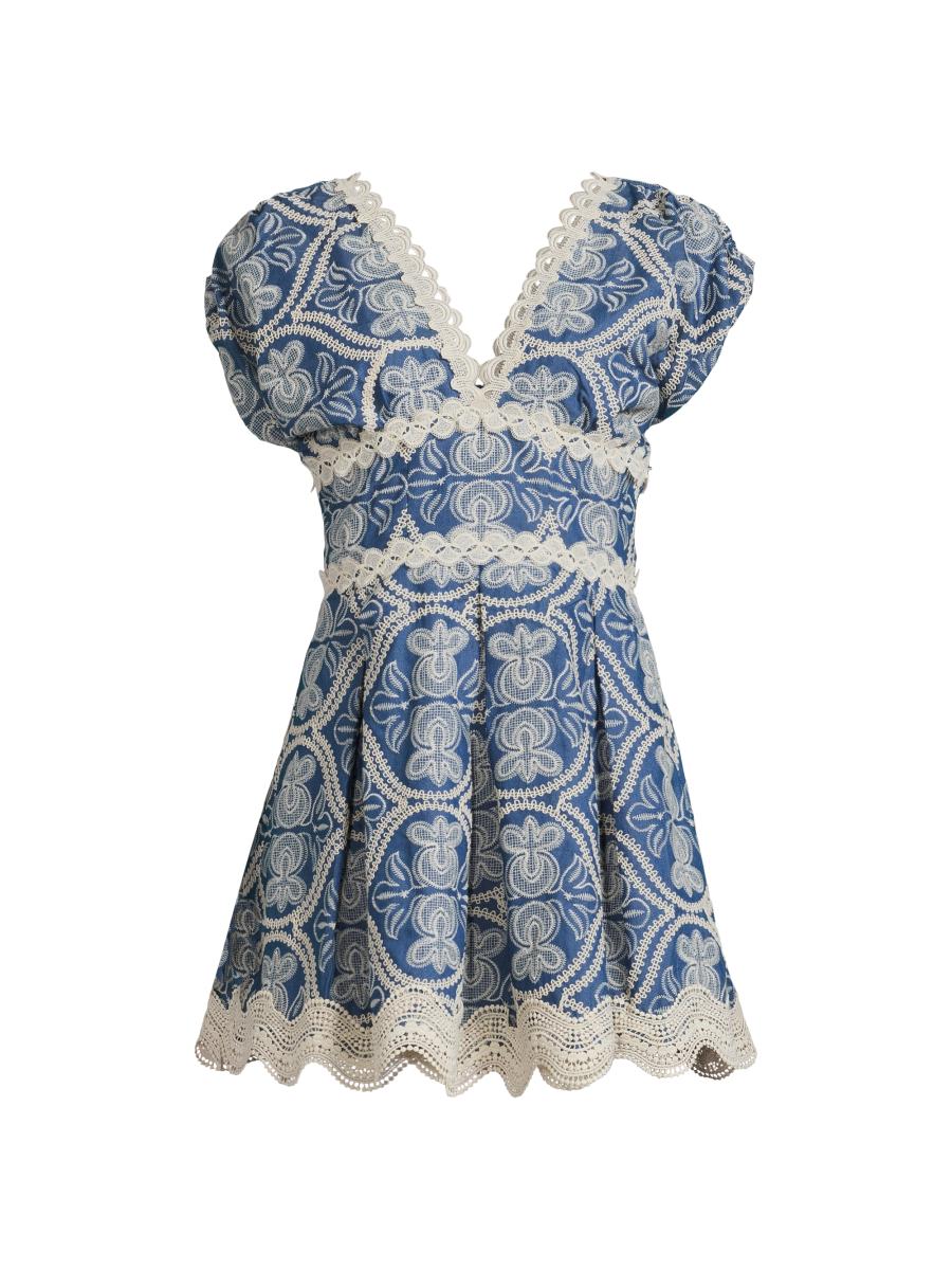 スカート andmary tess blouse mini dress Tess blouse mini dress