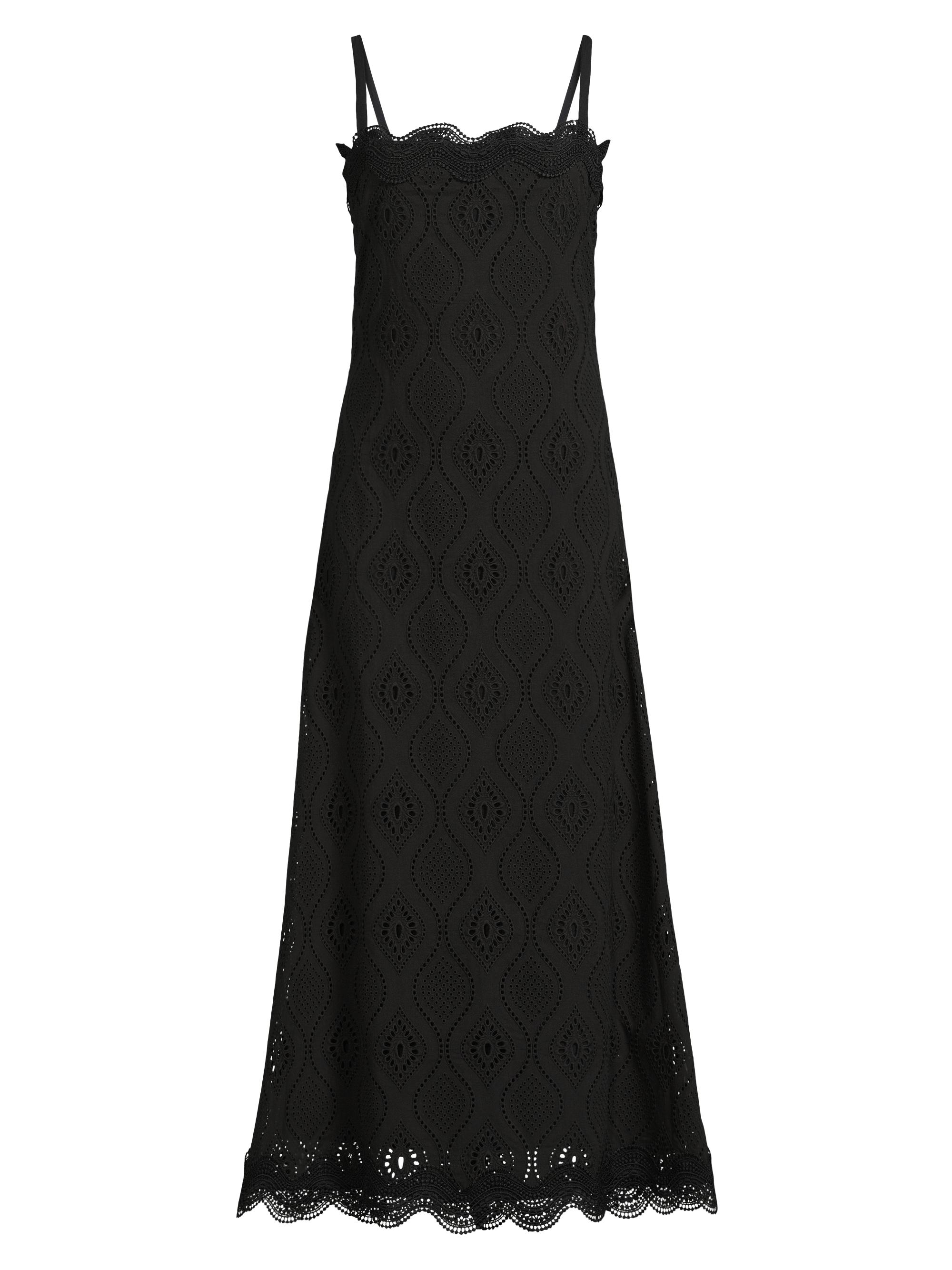 Waimari Women's Time Thalia Cotton Sleeveless Midi-Dress - Black