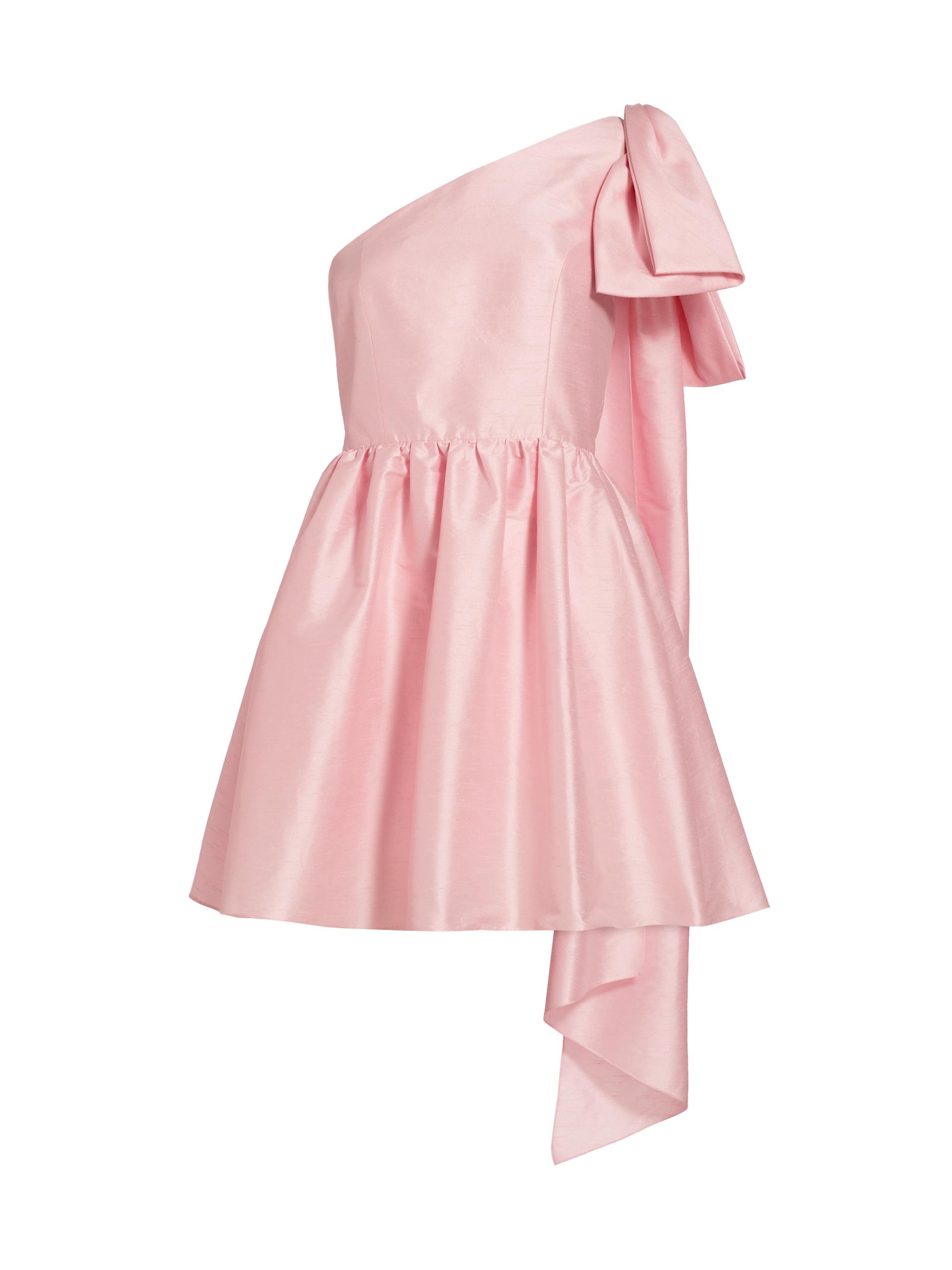 Sachin & Babi Women's Kelsi Satin One-Shoulder Minidress - Light Pink