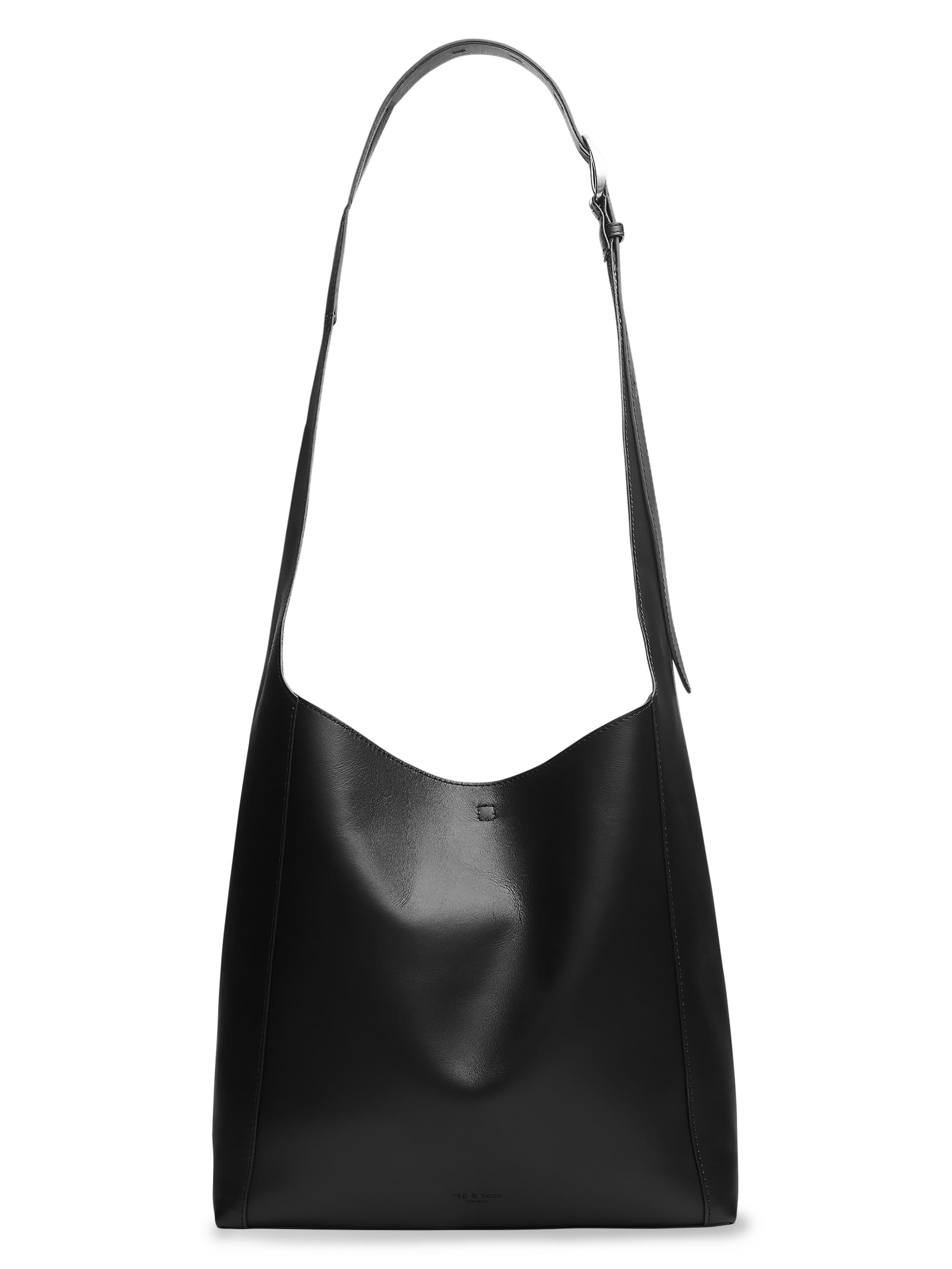 rag & bone Women's Belize Leather Shopper Bag - Black