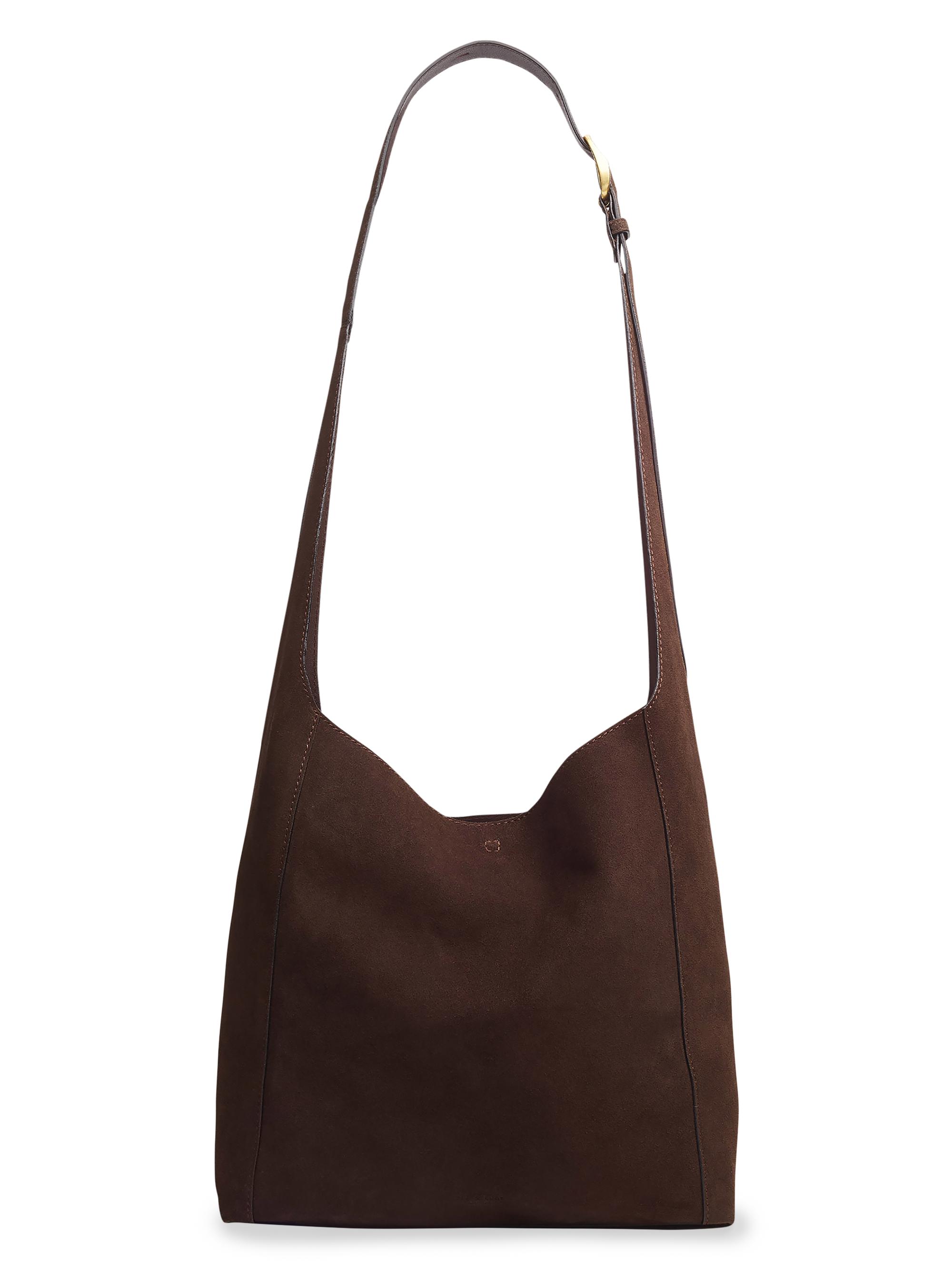 rag & bone Women's Belize Suede Shopper Tote Bag - Dark Espresso Suede