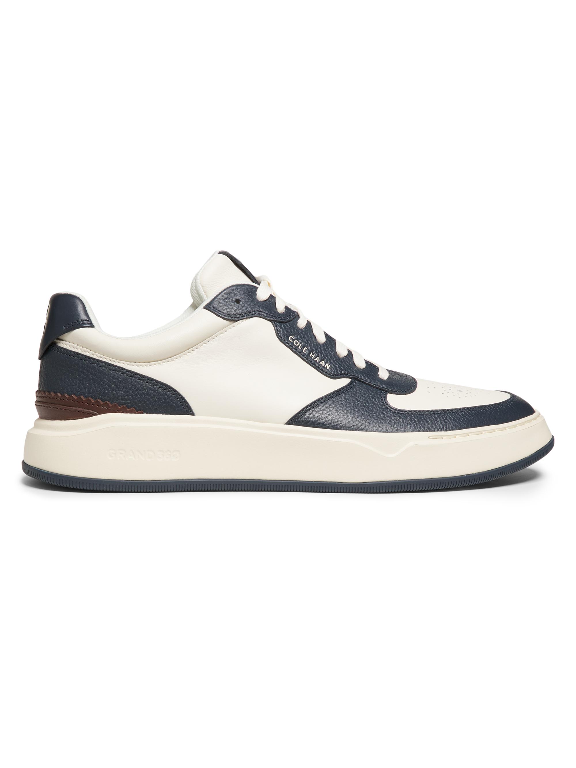 Cole Haan Men's GrandPro Leather Crossover Sneakers -  Blueberry