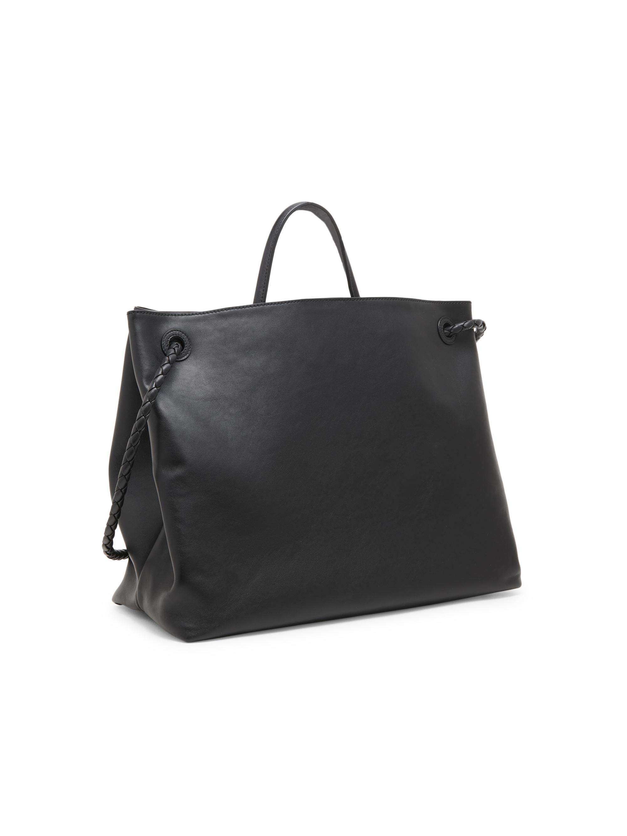 Bottega Veneta Large Andiamo Leather Top Handle Bag | Saks Fifth