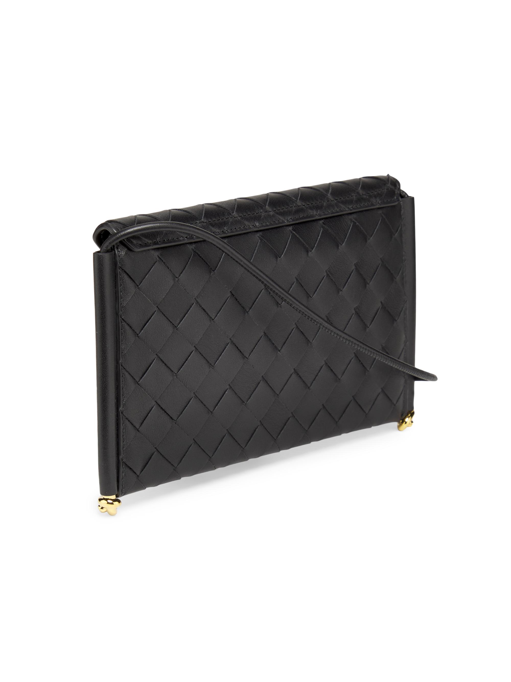 Bottega Veneta Intrecciato Leather Envelope Wallet-On-Chain Bag