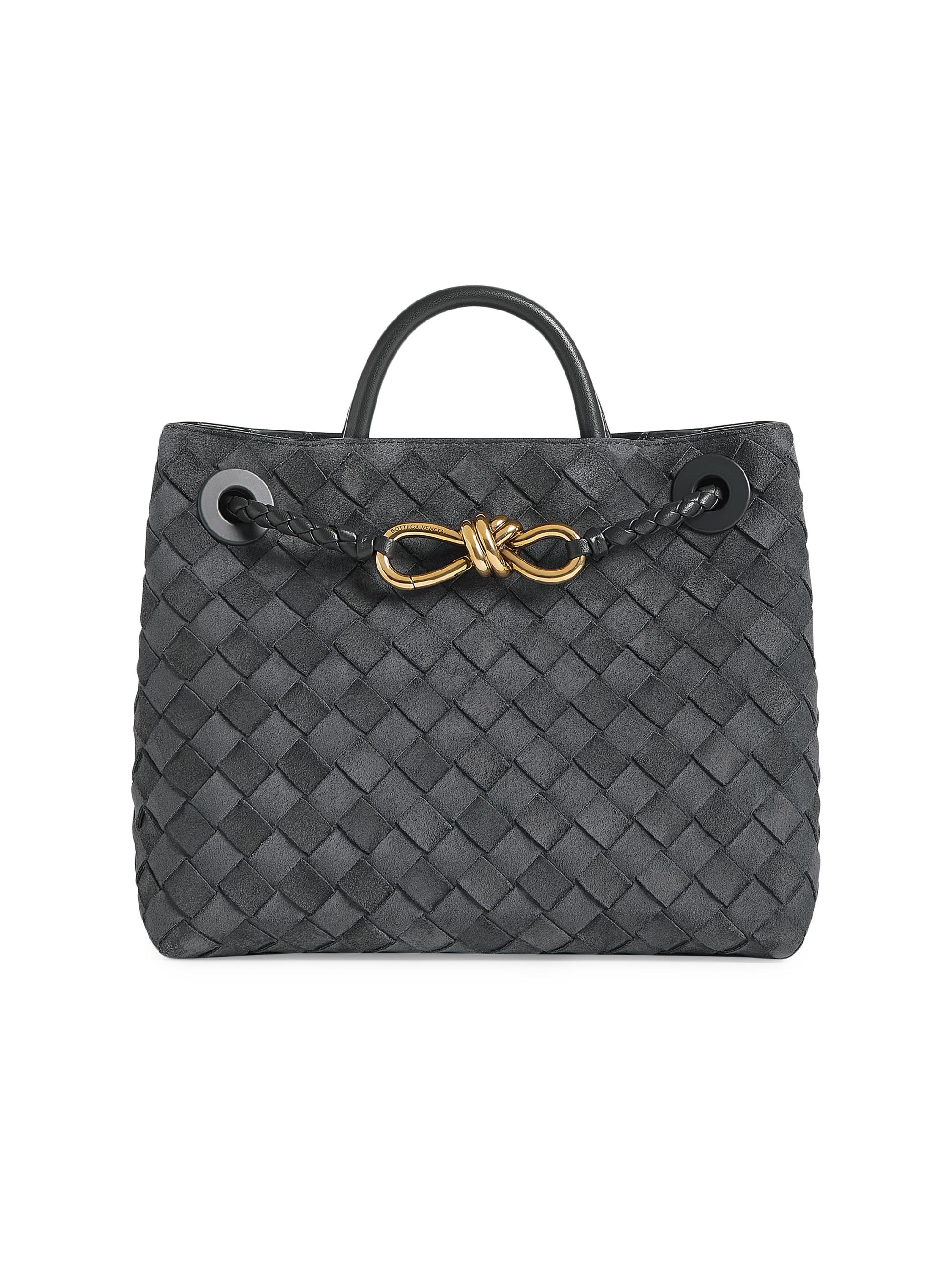 Bottega Veneta Small East-West Andiamo Intrecciato Leather