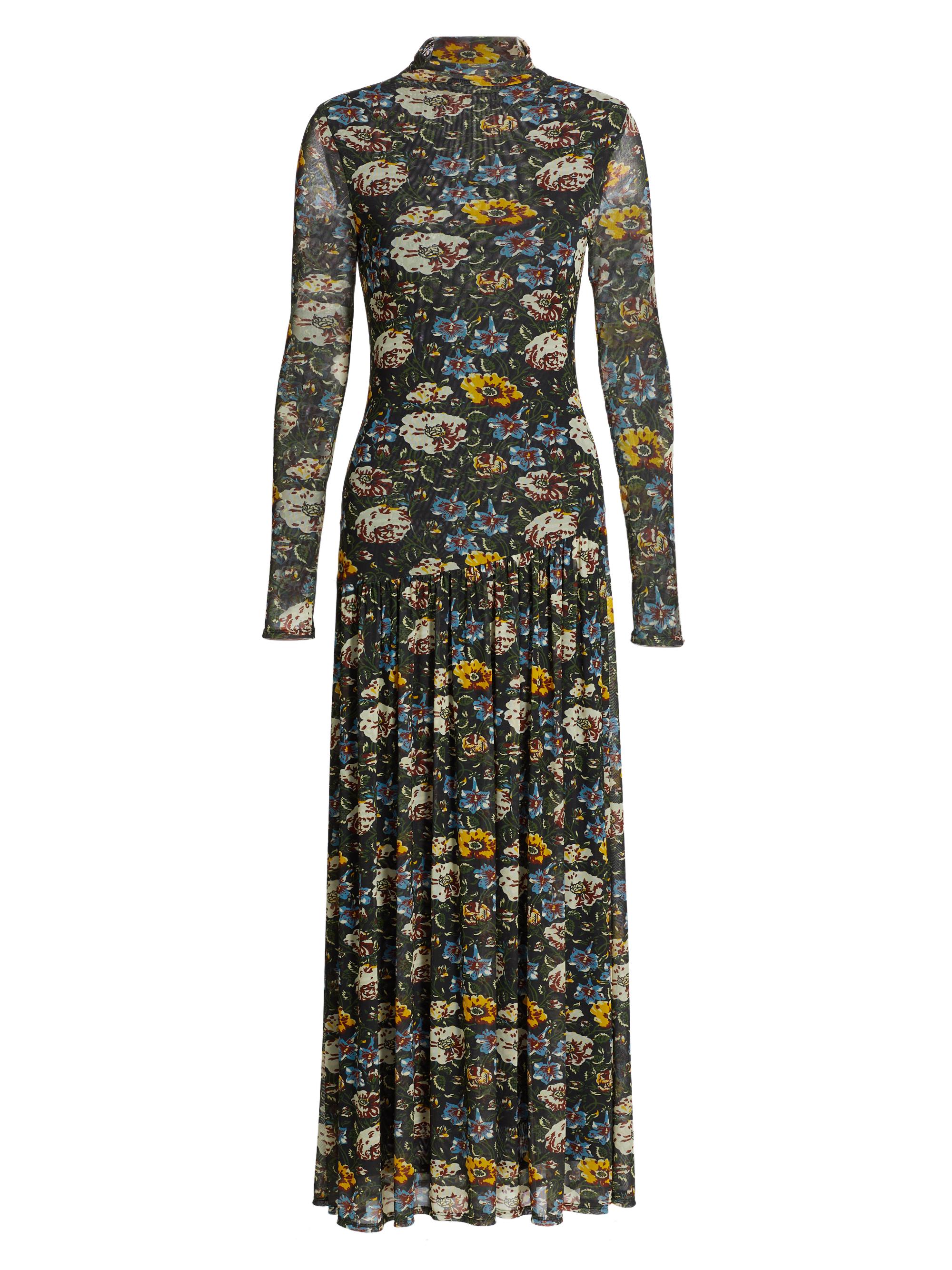 Rhode Women's Mirabelle Floral Long-Sleeve Maxi-Dress - Blossoming Canopy