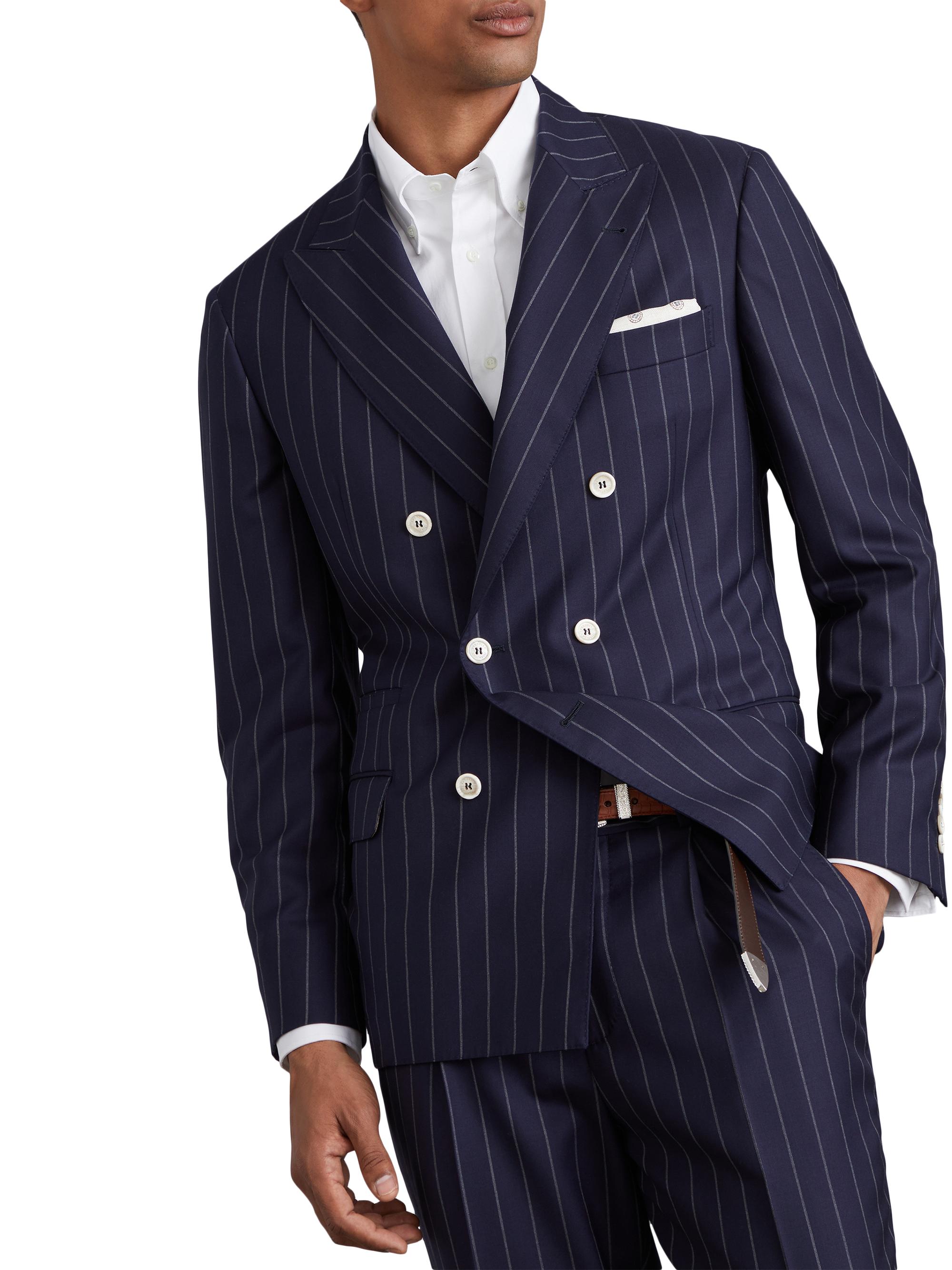 Brunello Cucinelli One and a Half Breasted Blazer in Super 150s