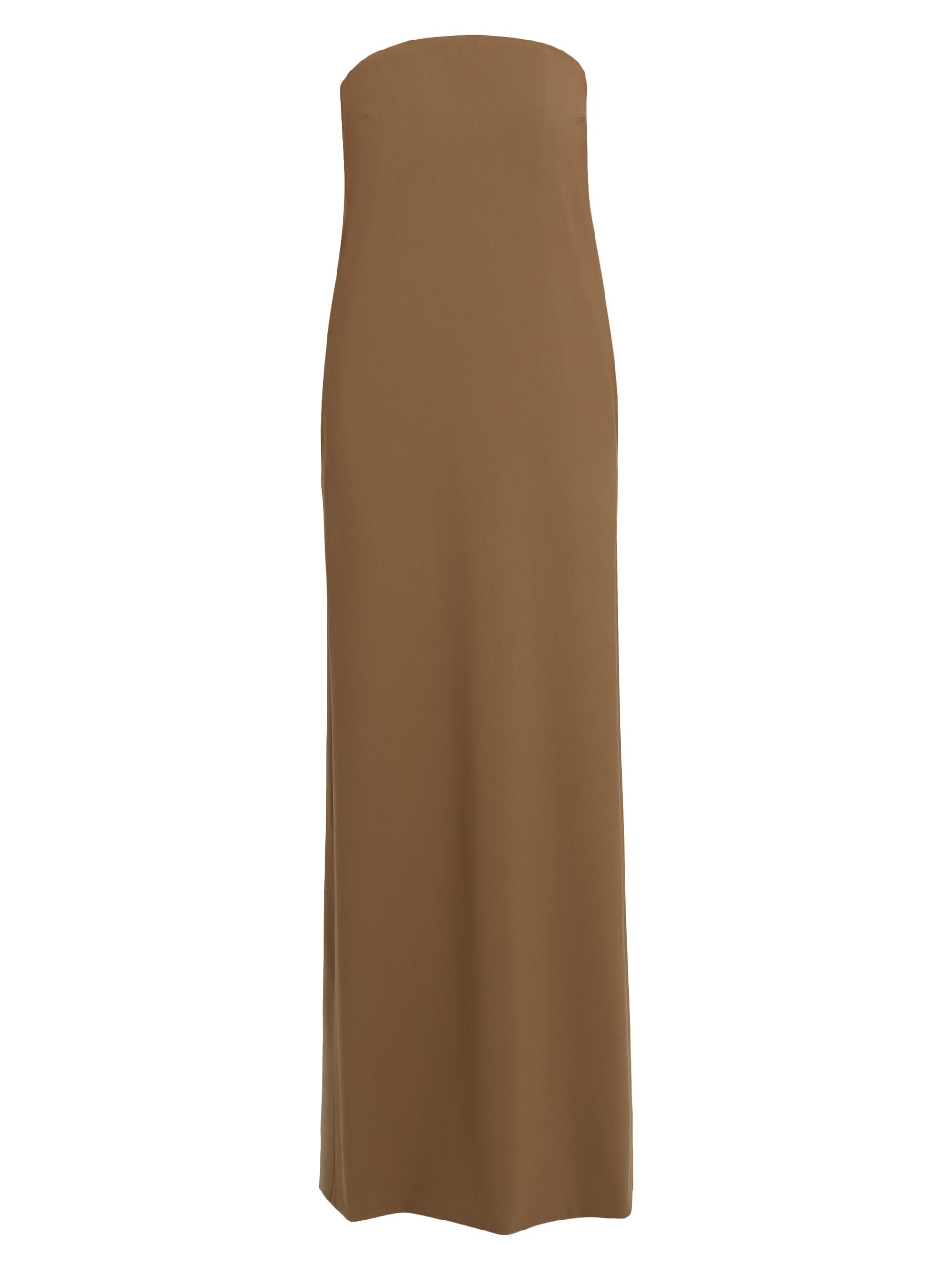 Armarium Women's Ayla Wool Strapless Maxi Dress - Olive Green